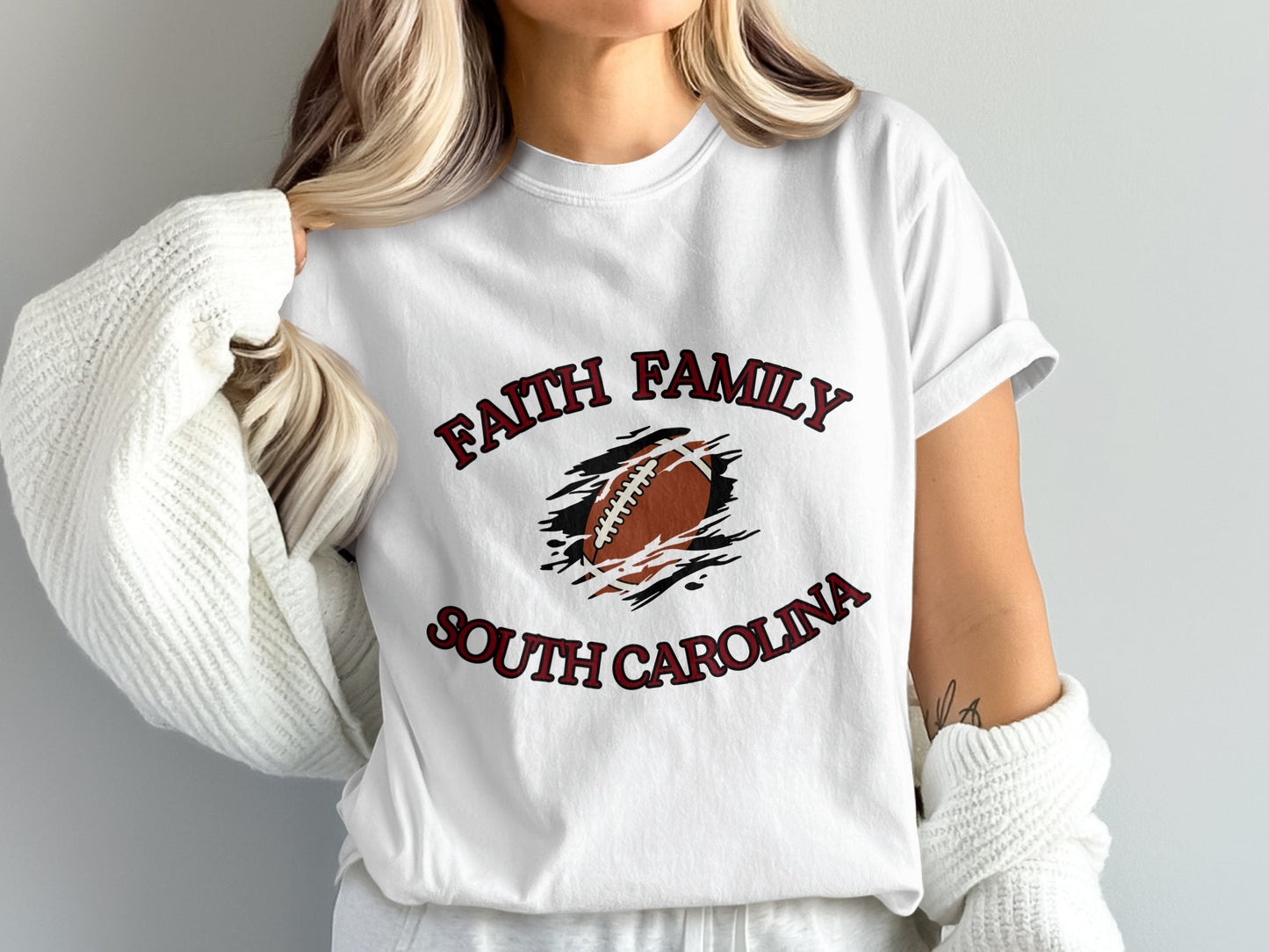 Faith Family South Carolina Graphic T-Shirt
