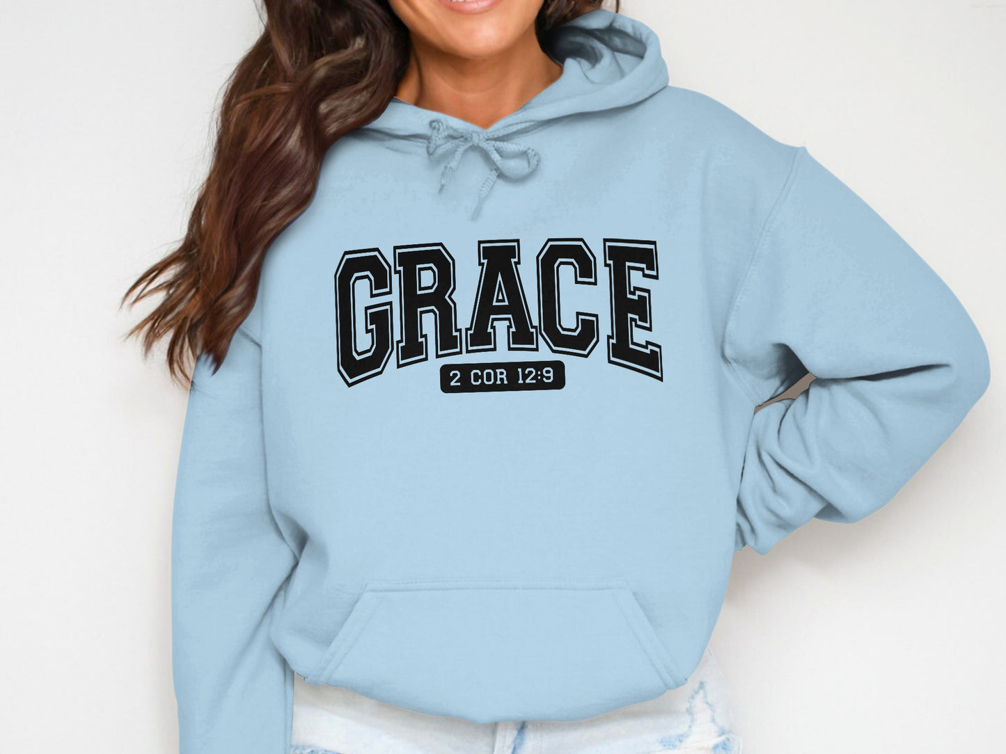 Grace 2 COR 12:9 Hoodie Biblical Inspiration