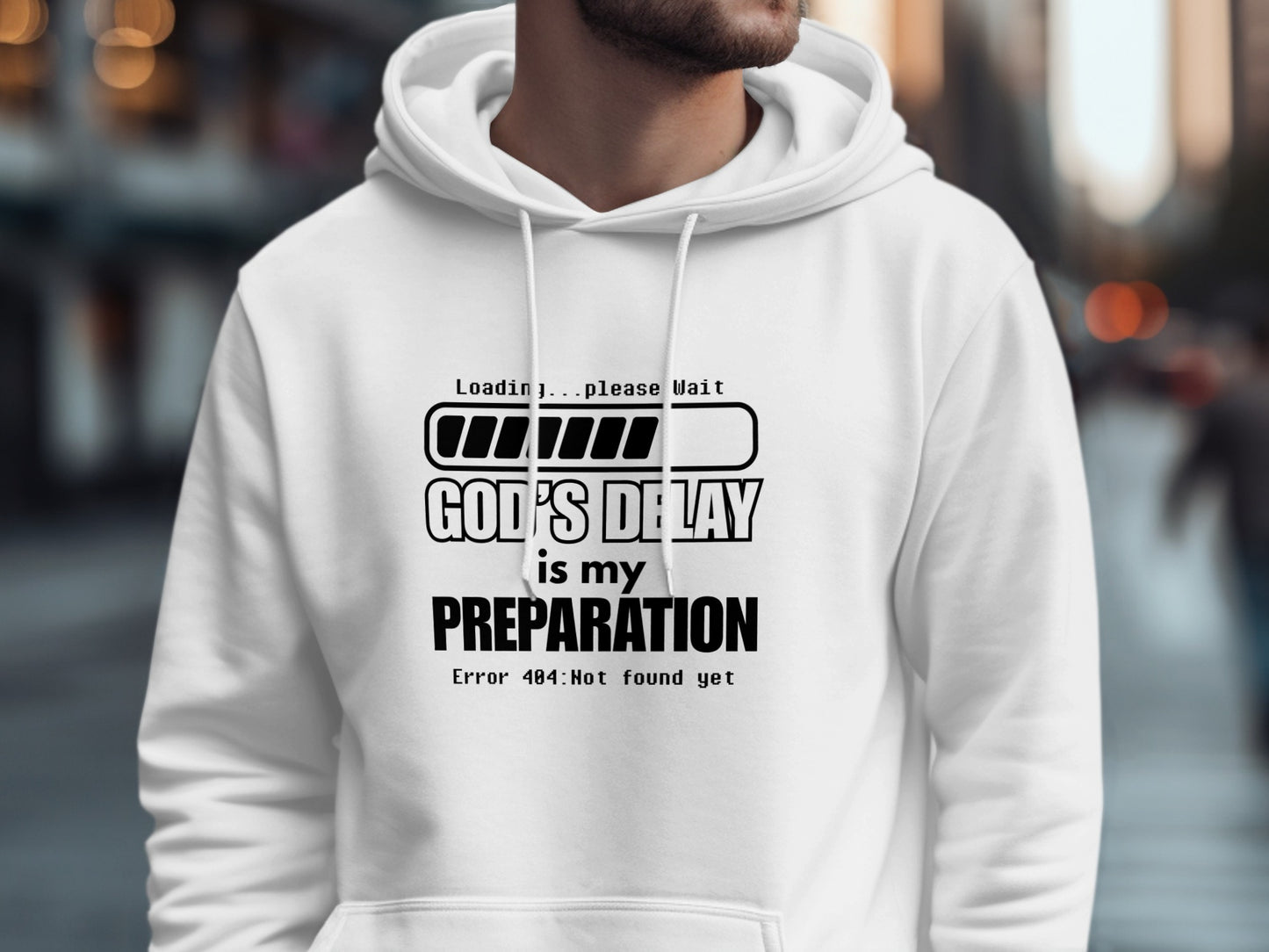 God's Delay is My Preparation Hoodie product type
