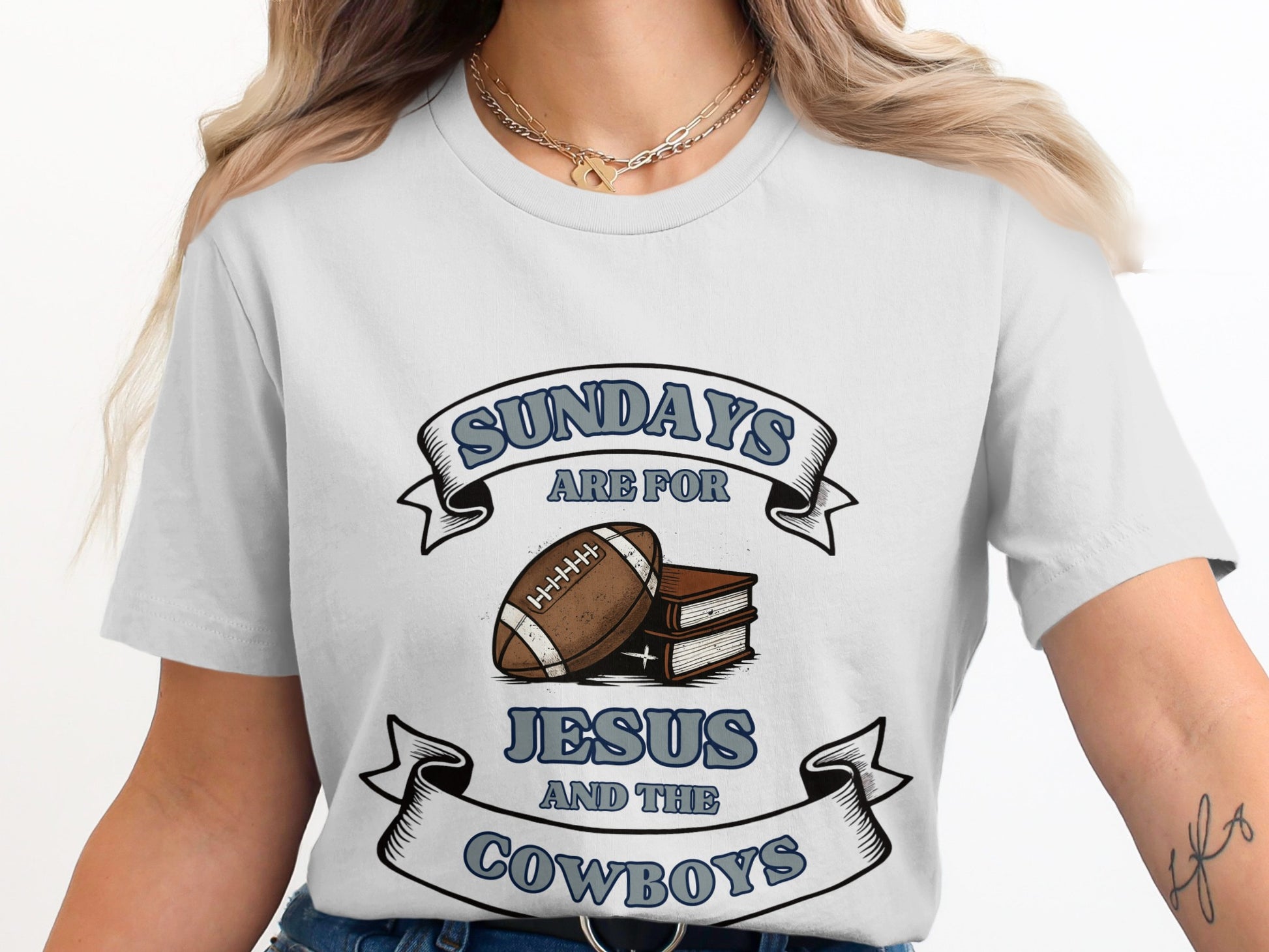 Sundays Are For Jesus And The Cowboys Shirt
