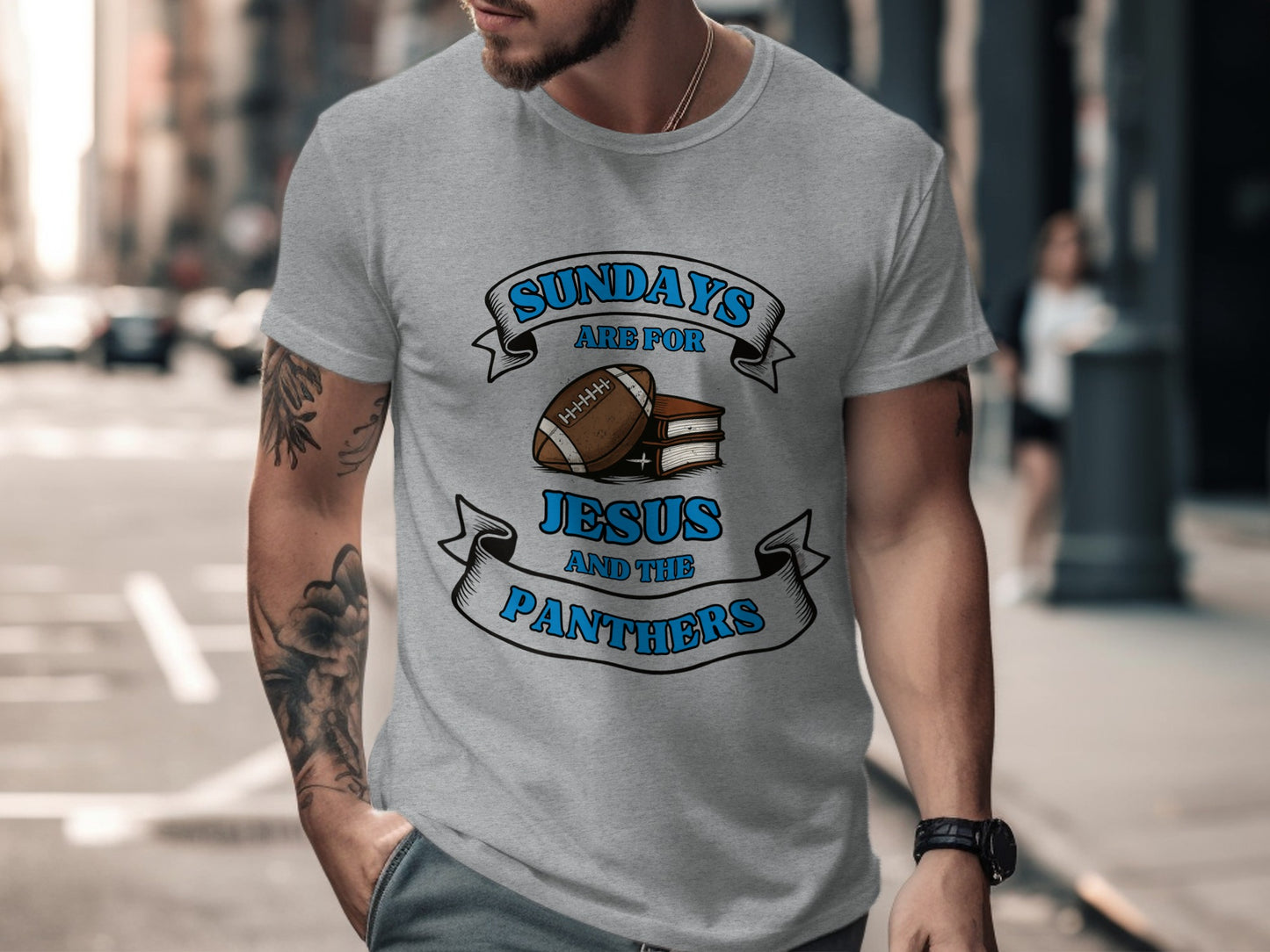 Sundays Are For Jesus And The Panthers T-shirt product