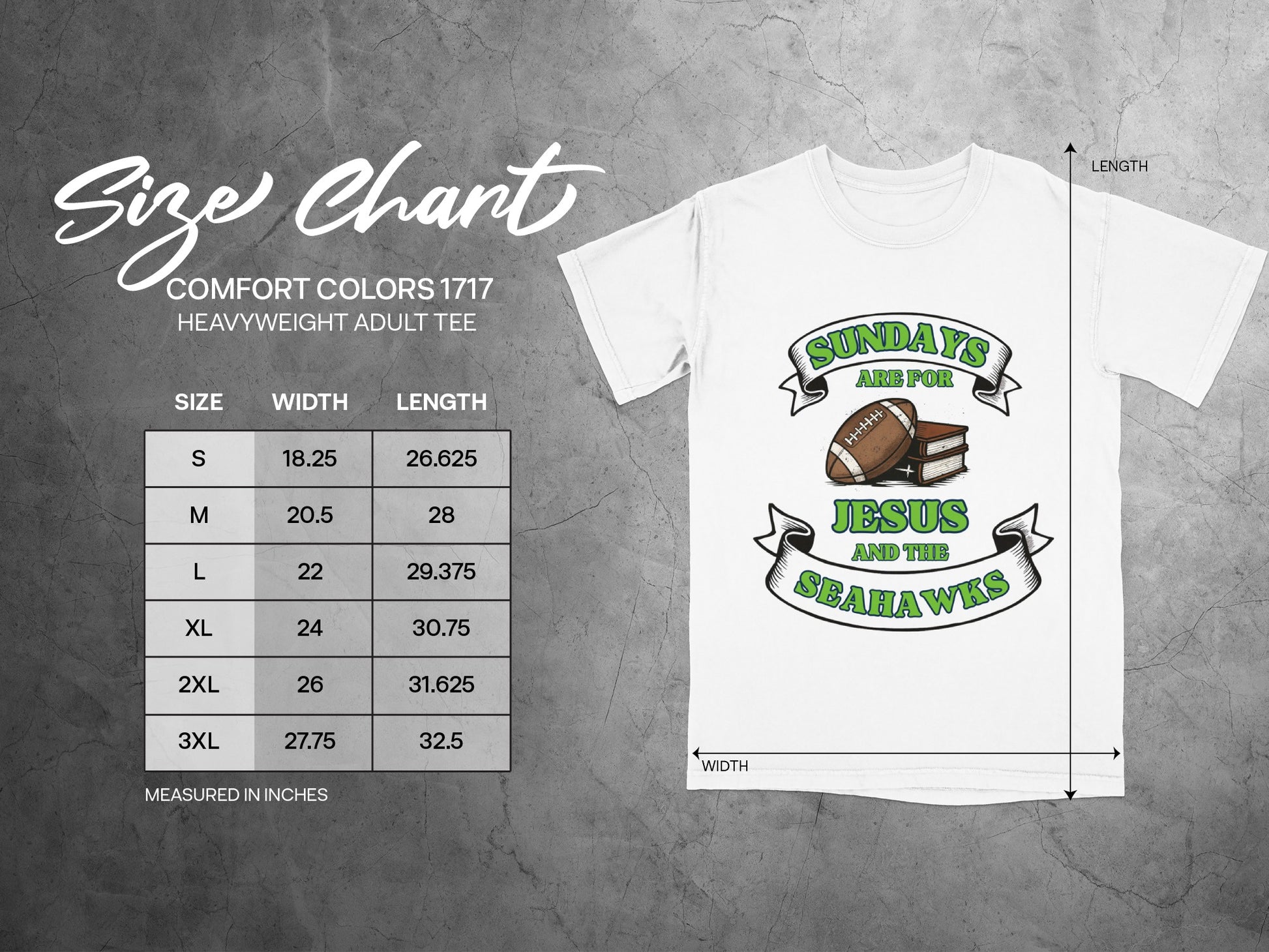 Sundays Are for Jesus and the Seahawks Tee product