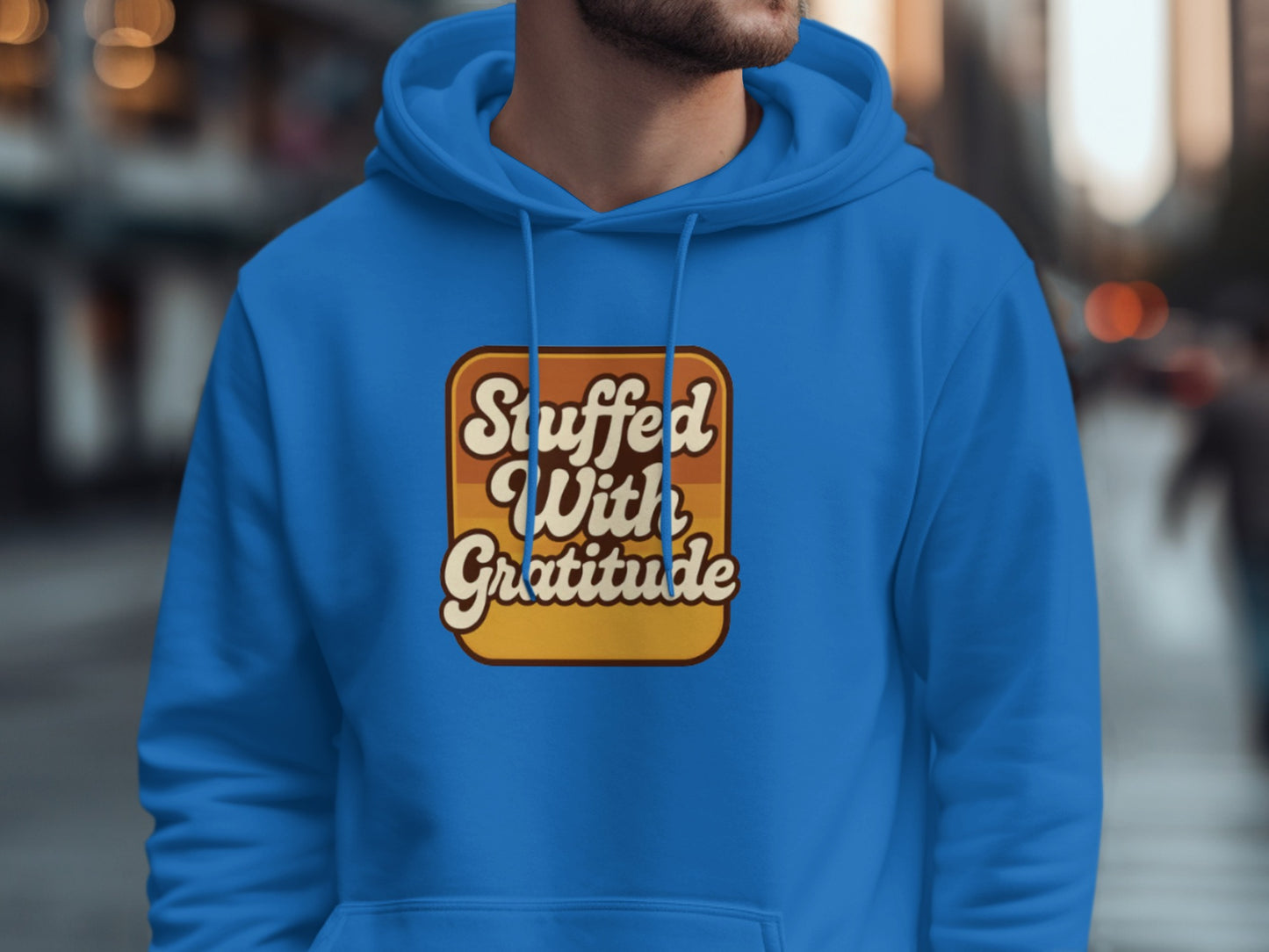 Stuffed With Gratitude Hoodie for Casual Style