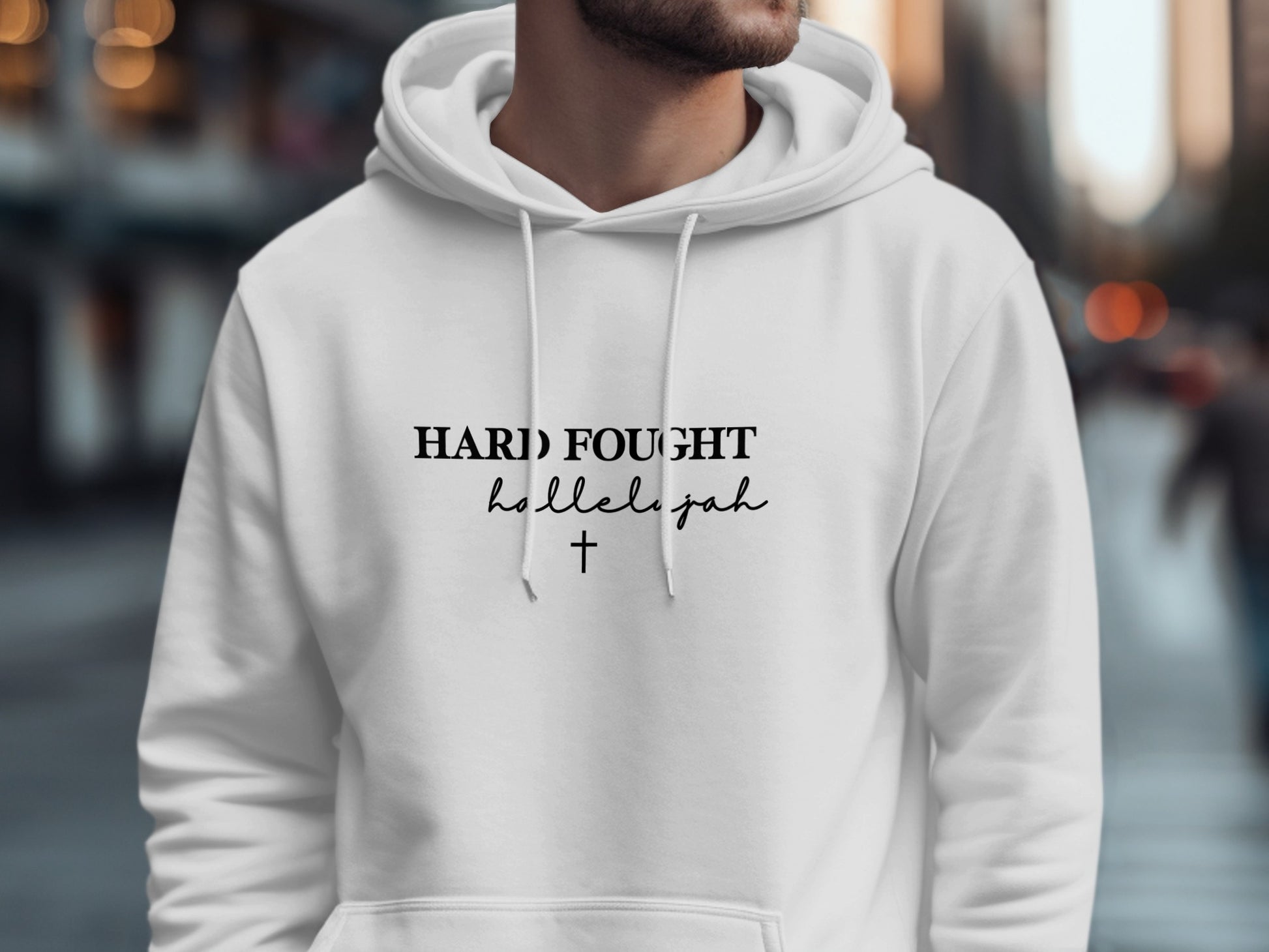 Hard Fought Blessed Path Hoodie Premium Product