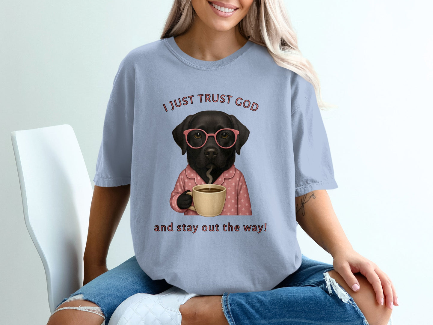 I Just Trust God And Stay Out The Way product