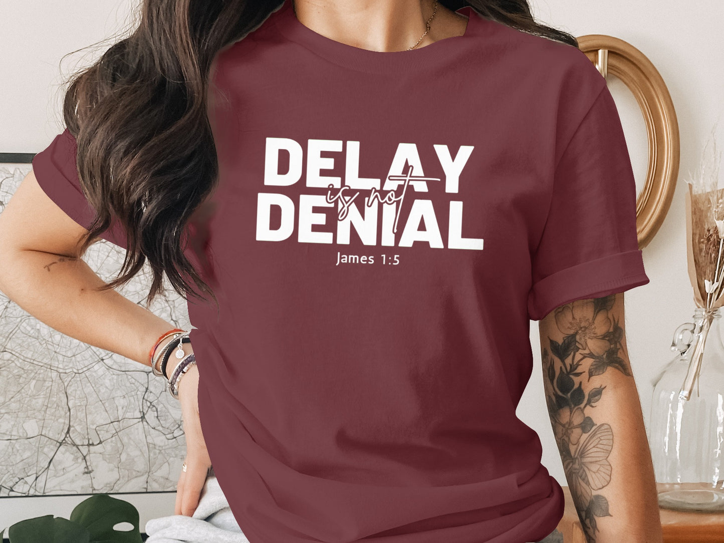 Delay Is Not Denial James 1 5 Graphic Tee product type