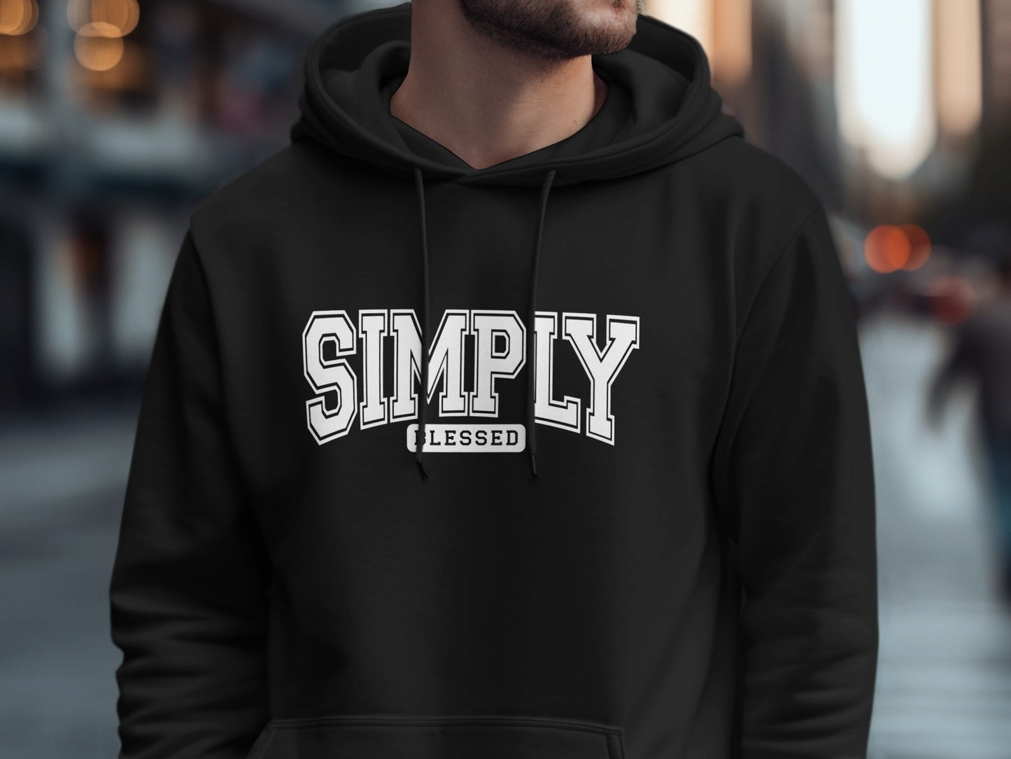 Simply Blessed Hoodie Streetwear Casual Collection