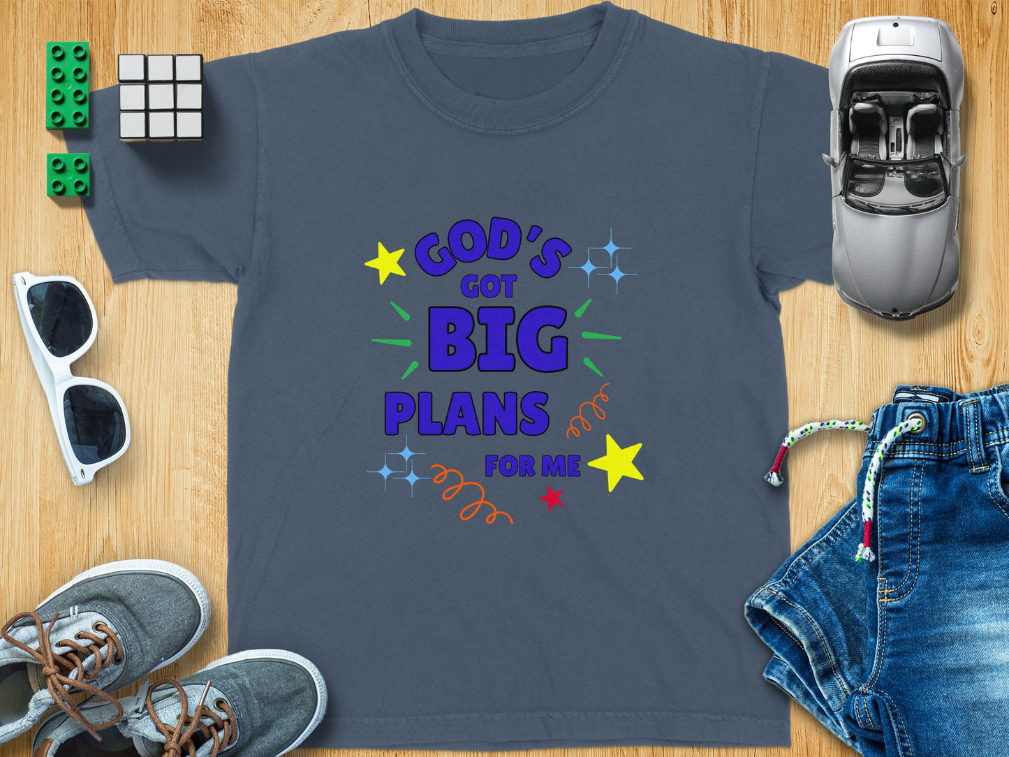 God's Got Big Plans For Me Kids T-Shirt