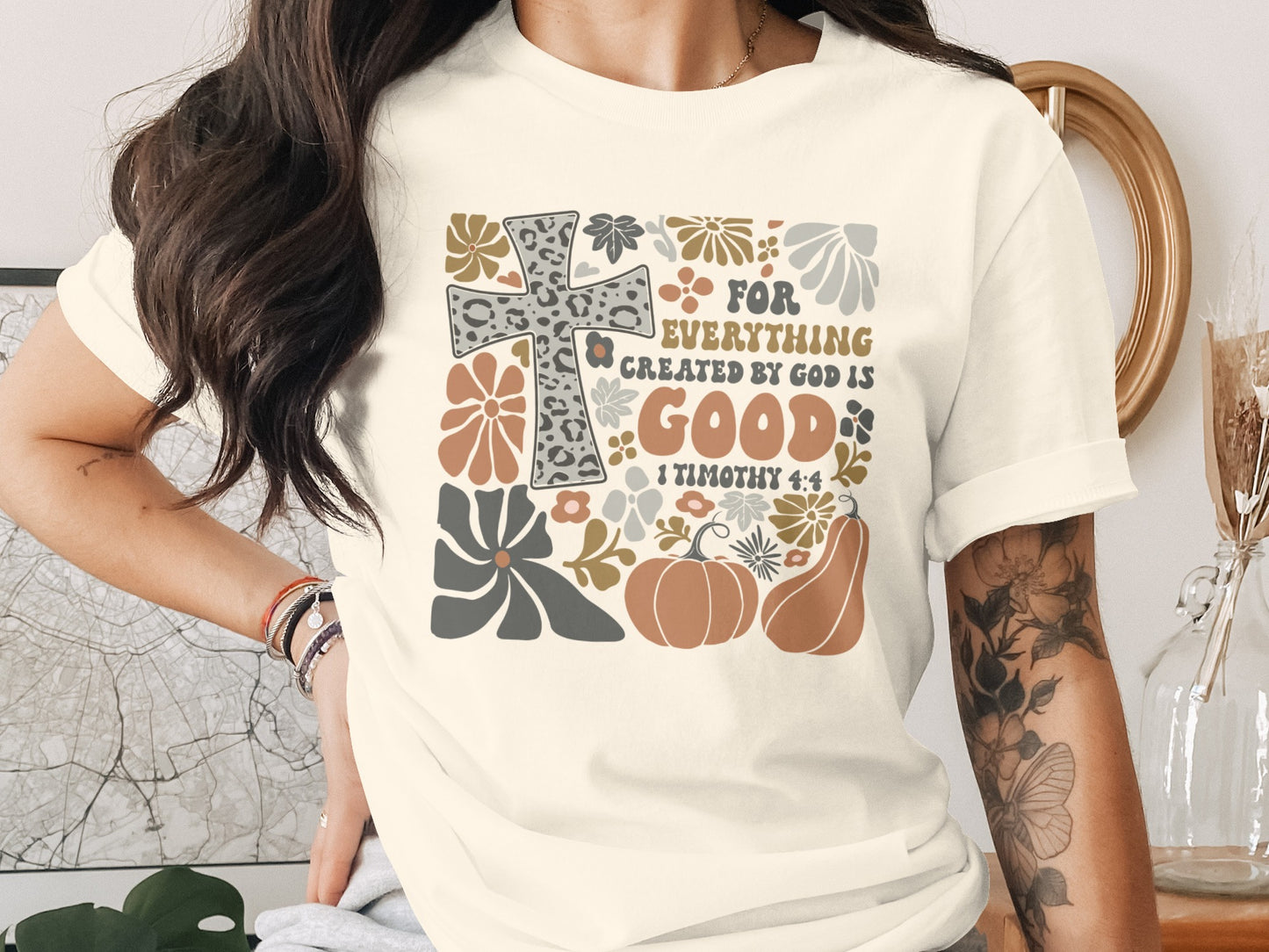 For Everything Created By God Is Good Quote Shirt