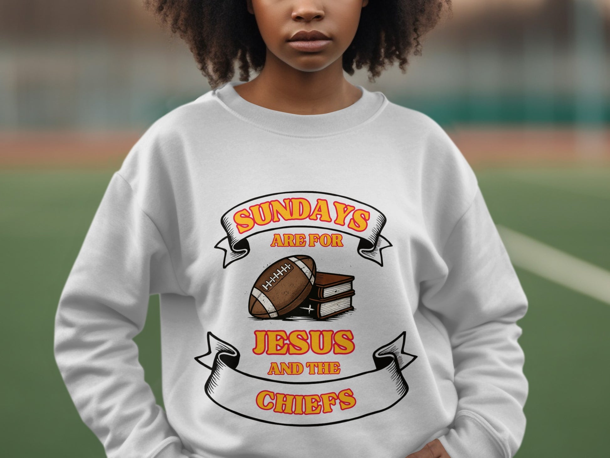 Sundays Are For Jesus And The Chiefs product sweatshirt