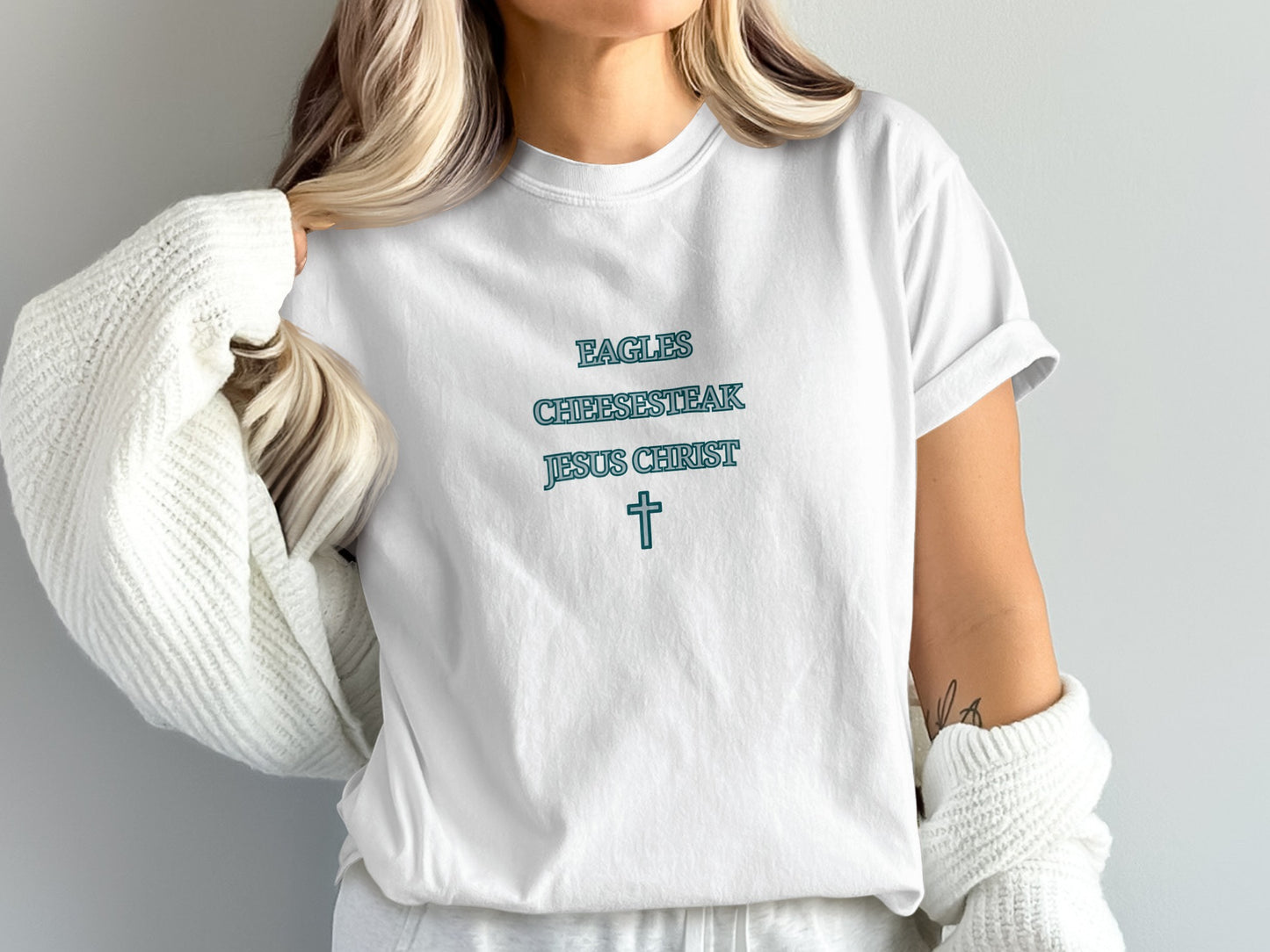 Eagles Cheesesteak Jesus Christ Shirt product
