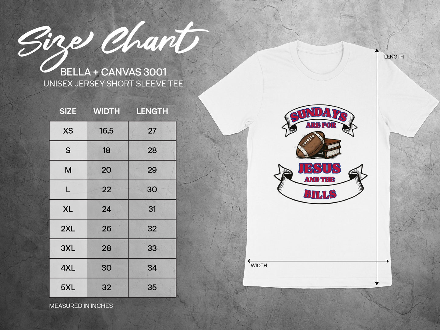 Sundays Are For Jesus And The Bills Tee product