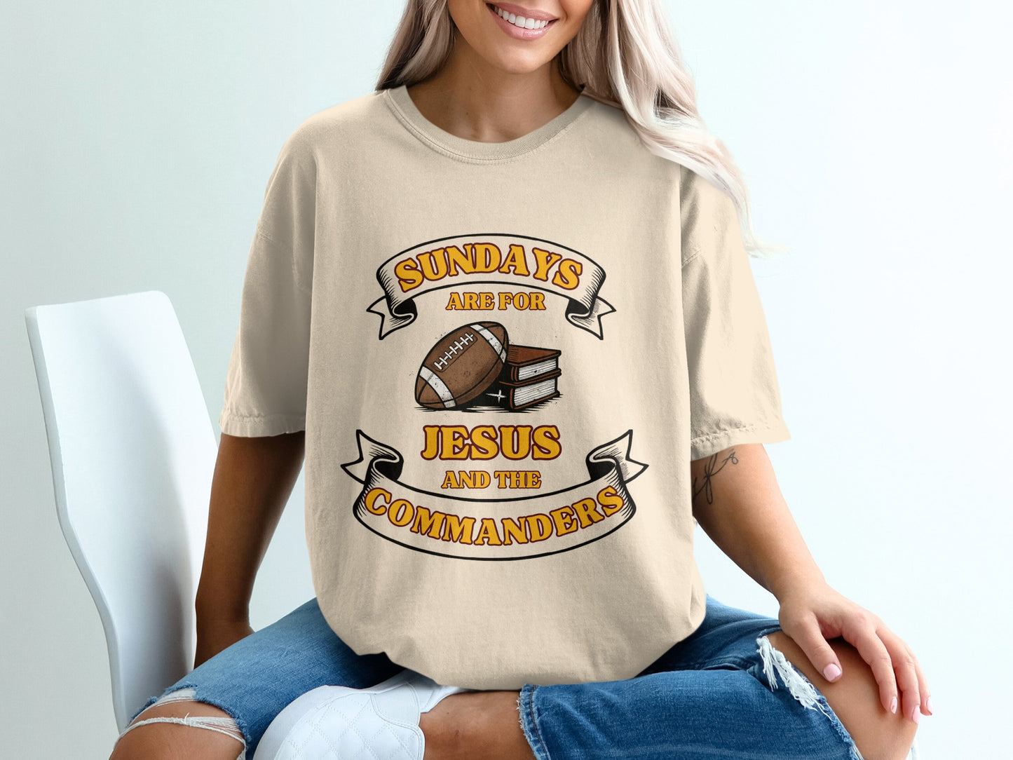 Washington Commanders Sunday Vintage T-Shirt