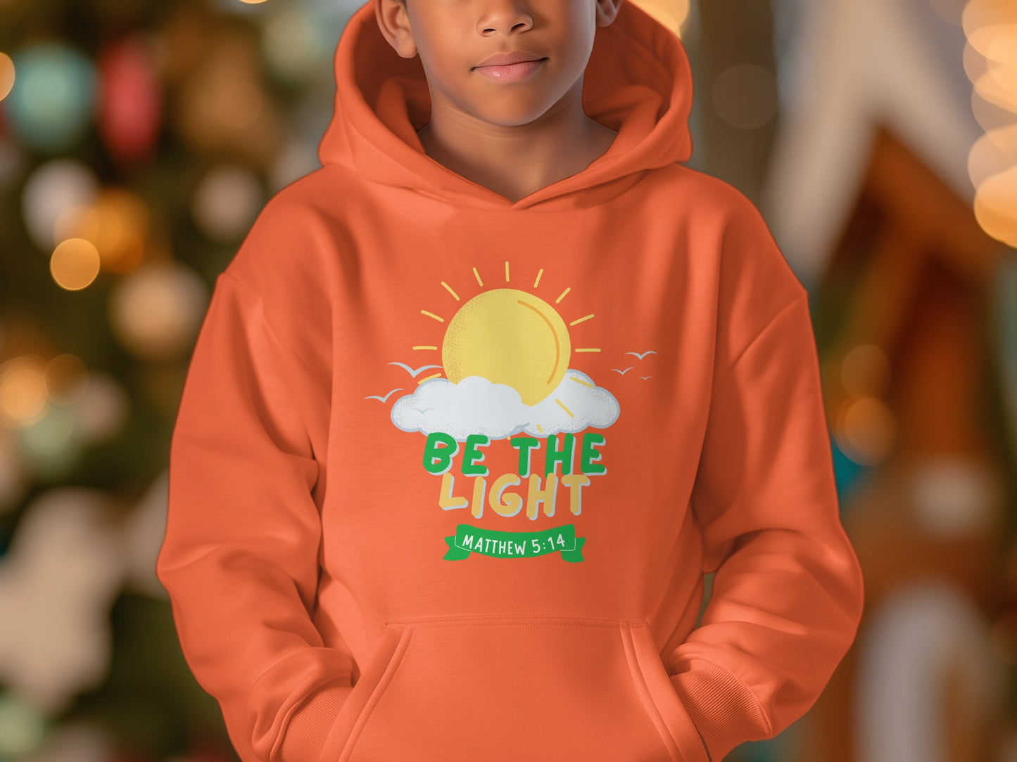 Be The Light Matthew 5:14 Hoodie