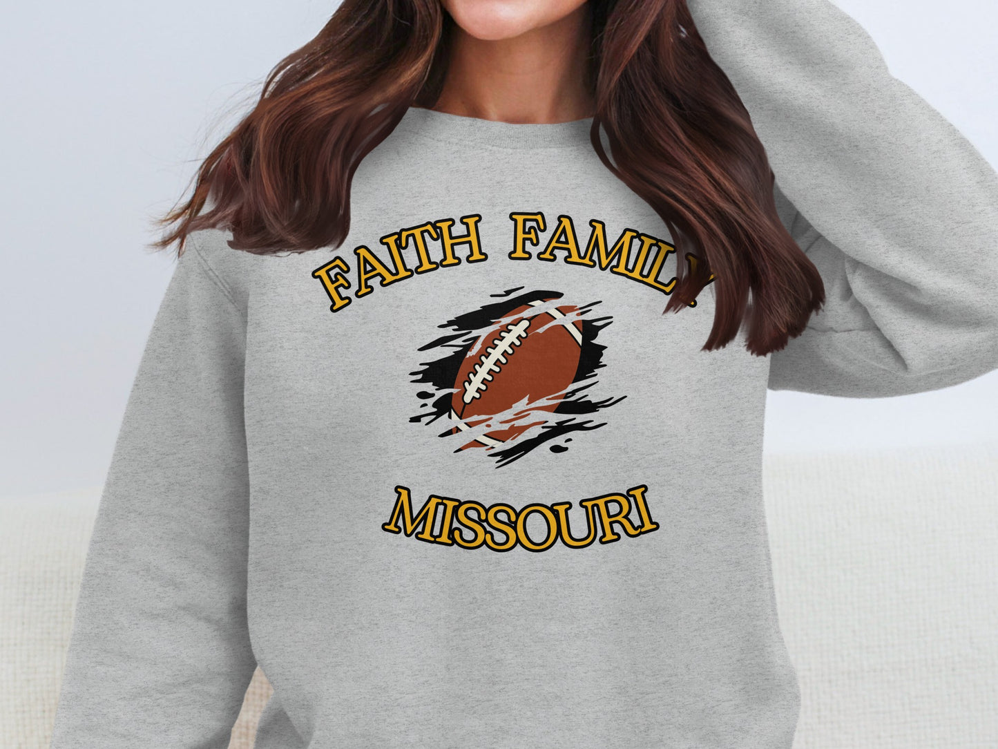 Faith Family Missouri Football Shirt Product