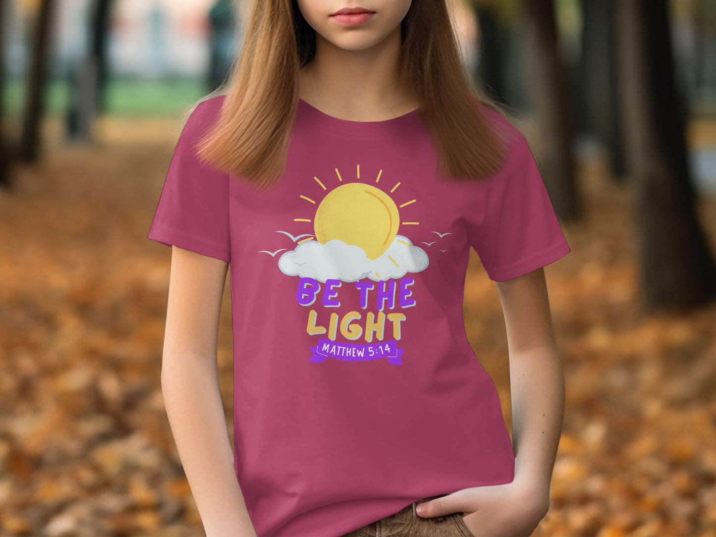 Inspirational Be The Light Matthew 5 V 14 Shirt