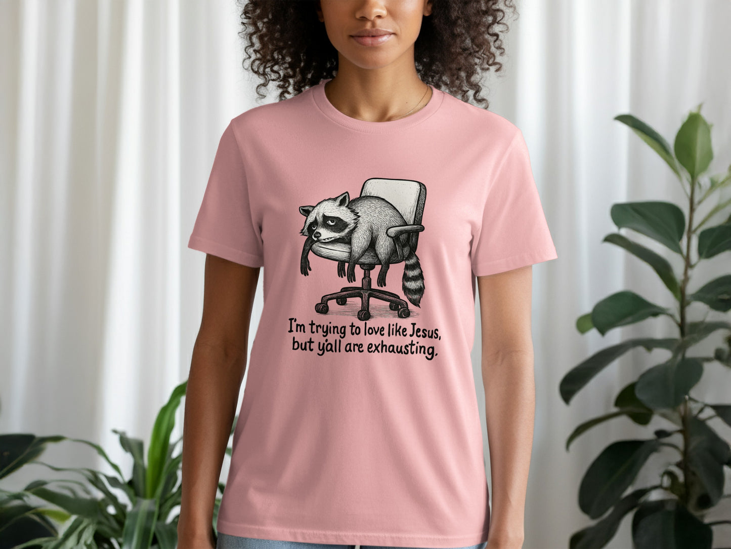 Trying to Love Like Jesus Exhausting T-Shirt