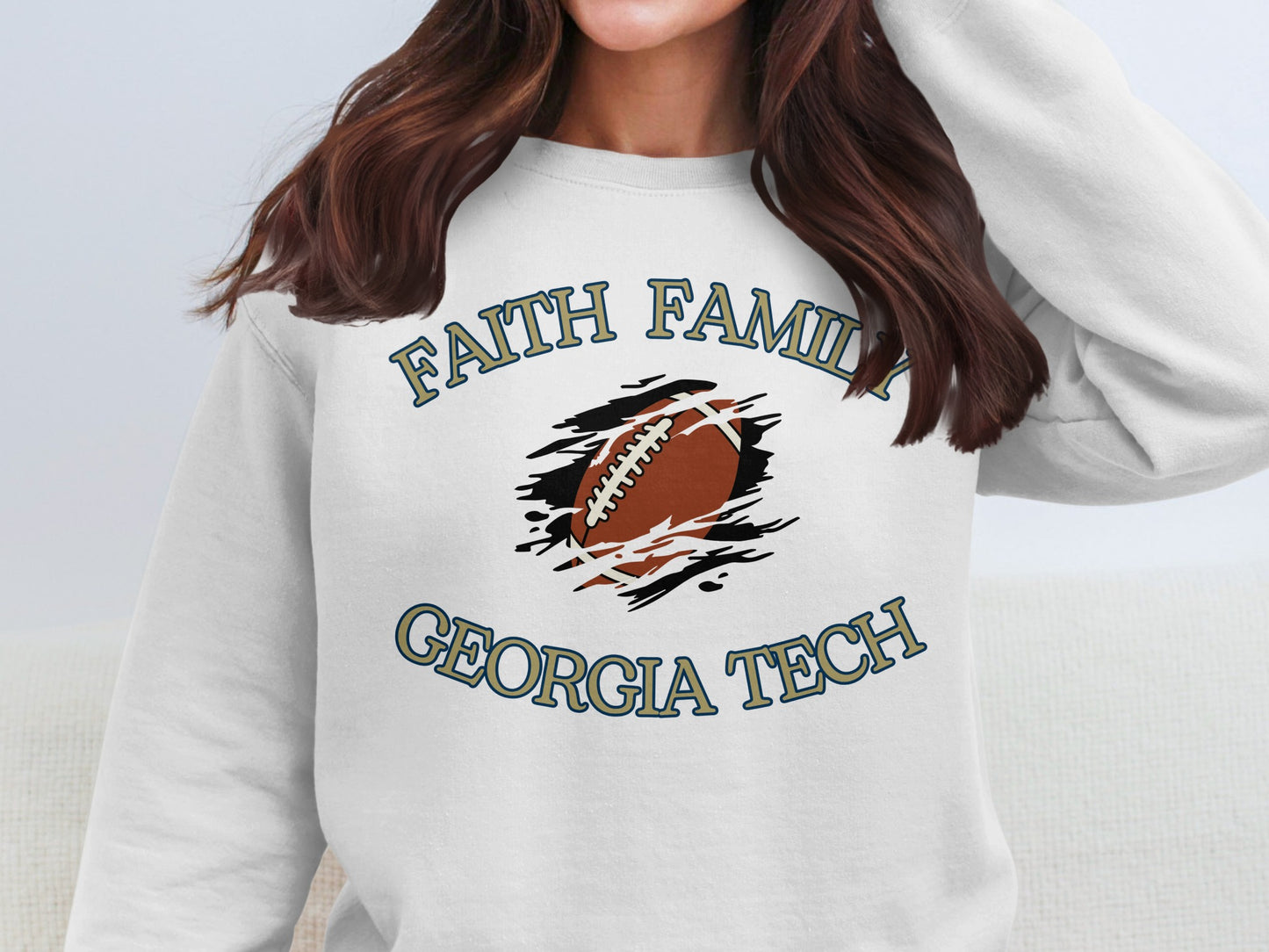 Faith Family Georgia Tech Football Sweatshirt product type
