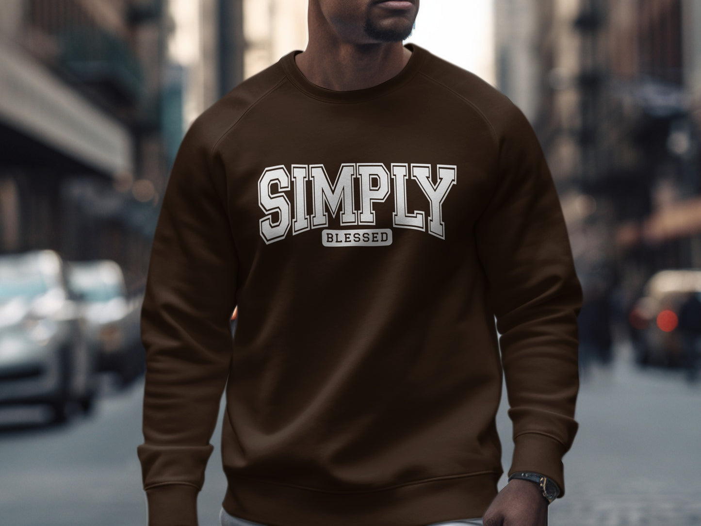Simply Blessed Graphic Sweatshirt product