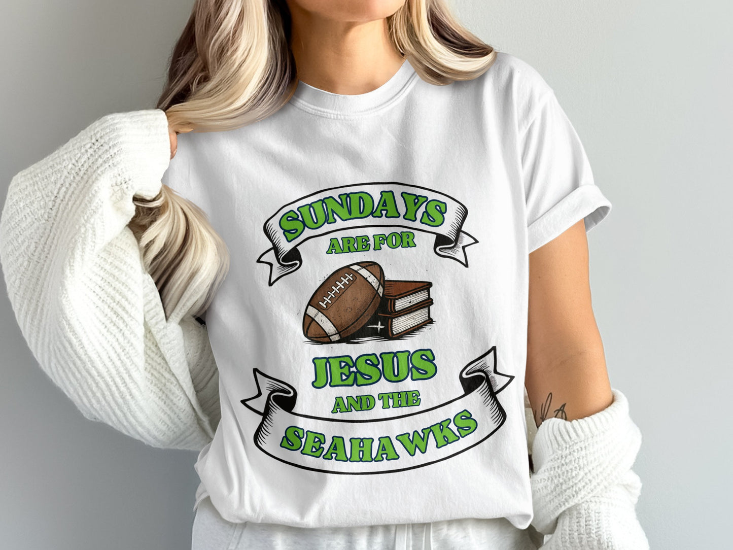 Sundays Are for Jesus and the Seahawks product type