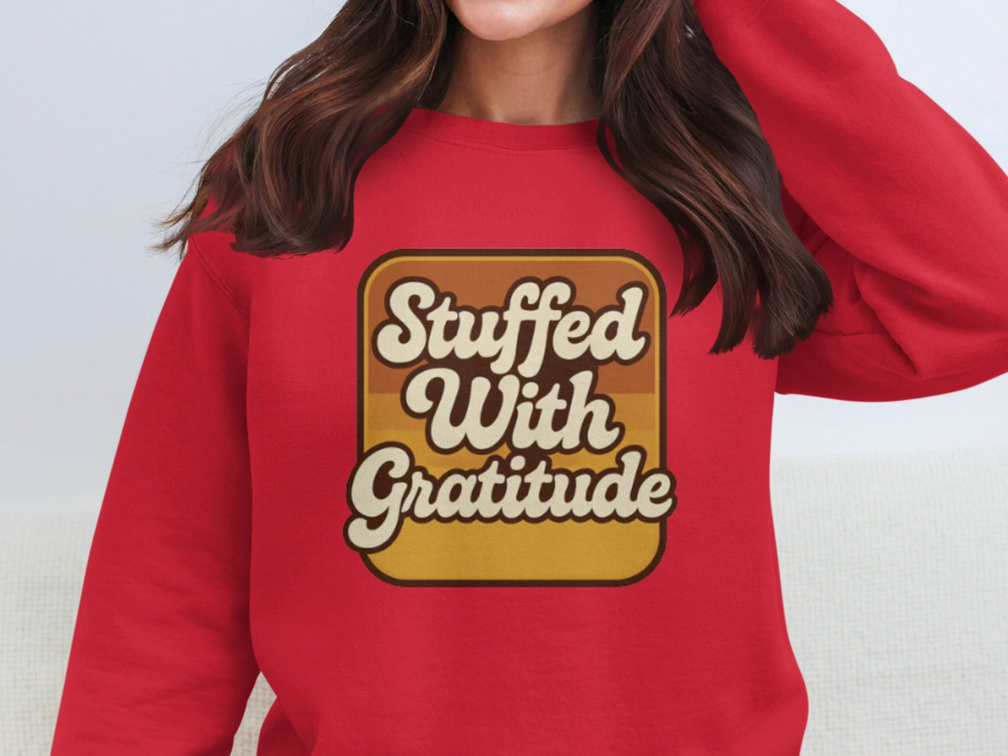 Stuffed With Gratitude Graphic Sweatshirt