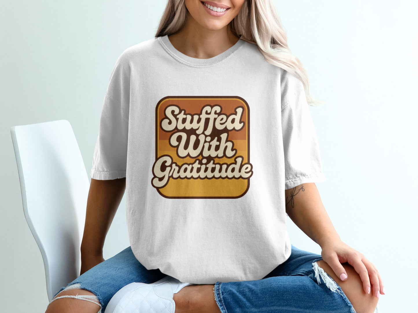 Stuffed With Gratitude Graphic Shirt Product
