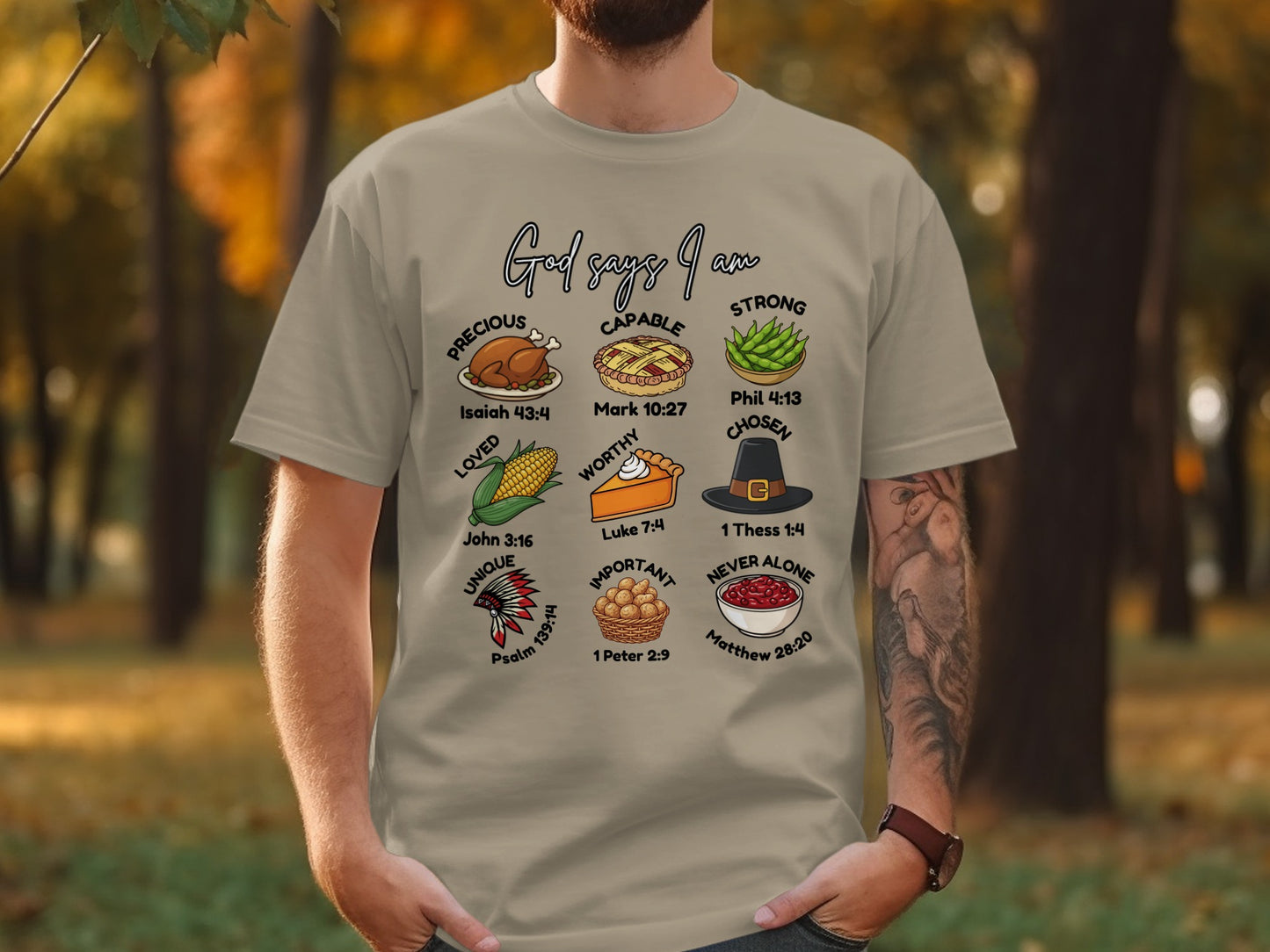 God Says I Am Inspirational Christian T-shirt