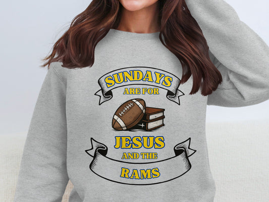 Sundays Are for Jesus and the Rams product type