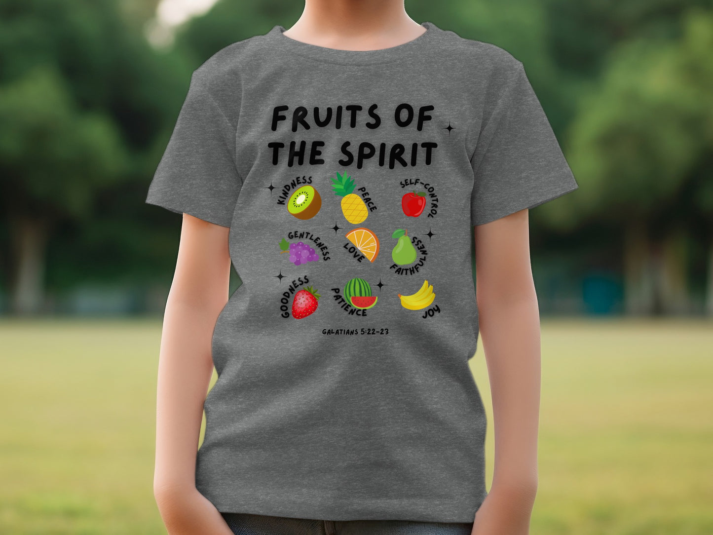 Fruits of the Spirit Graphic T-Shirt for Kids