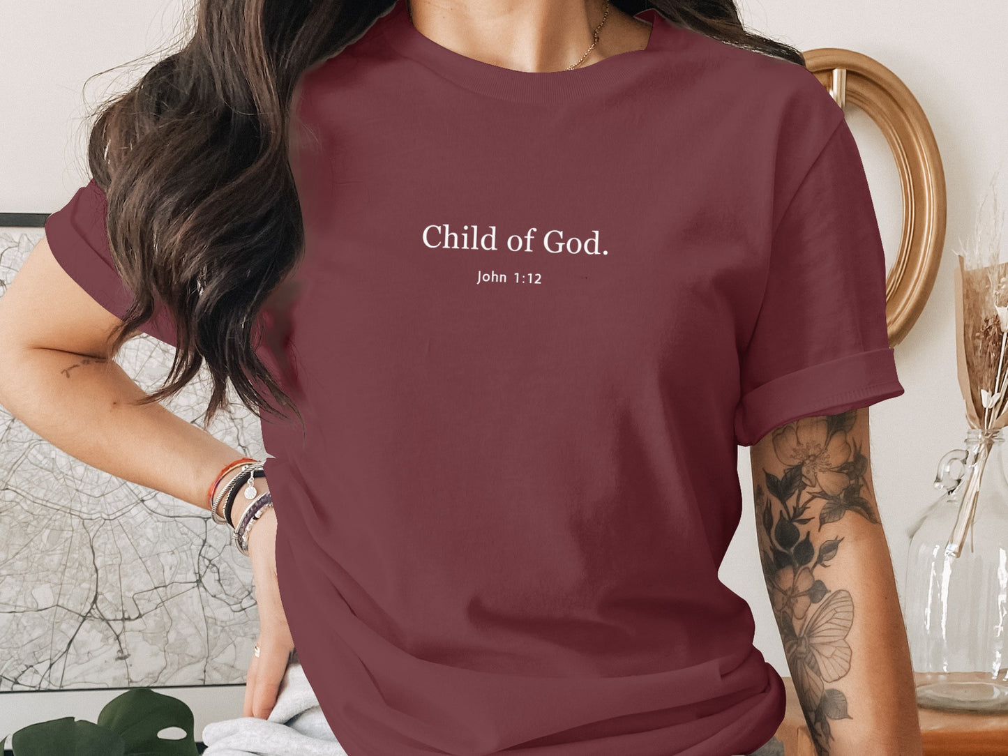 Child of God John 1:12 Quote T-Shirt Product