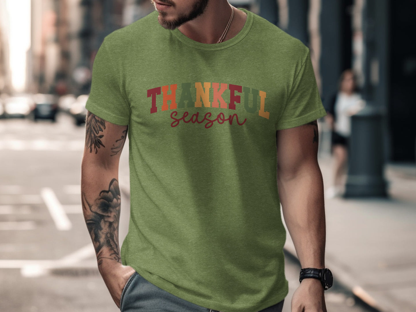 Thankful Season Graphic T-Shirt for Autumn Style