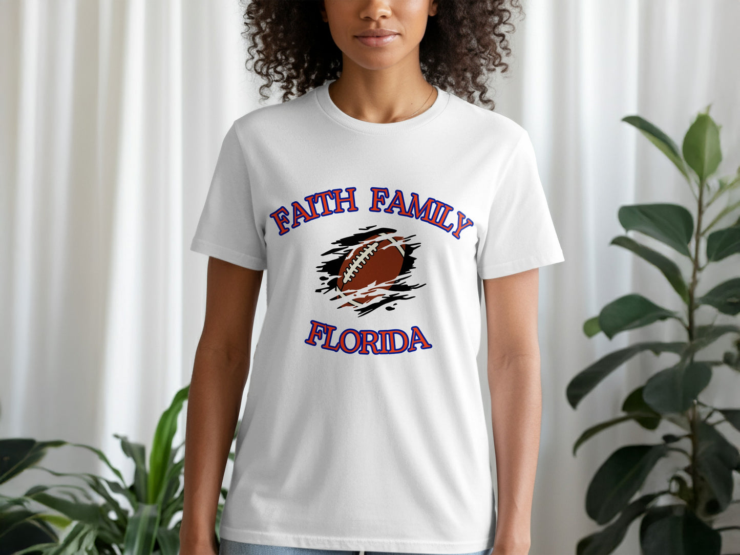 Faith Family Florida Football Graphic Tee