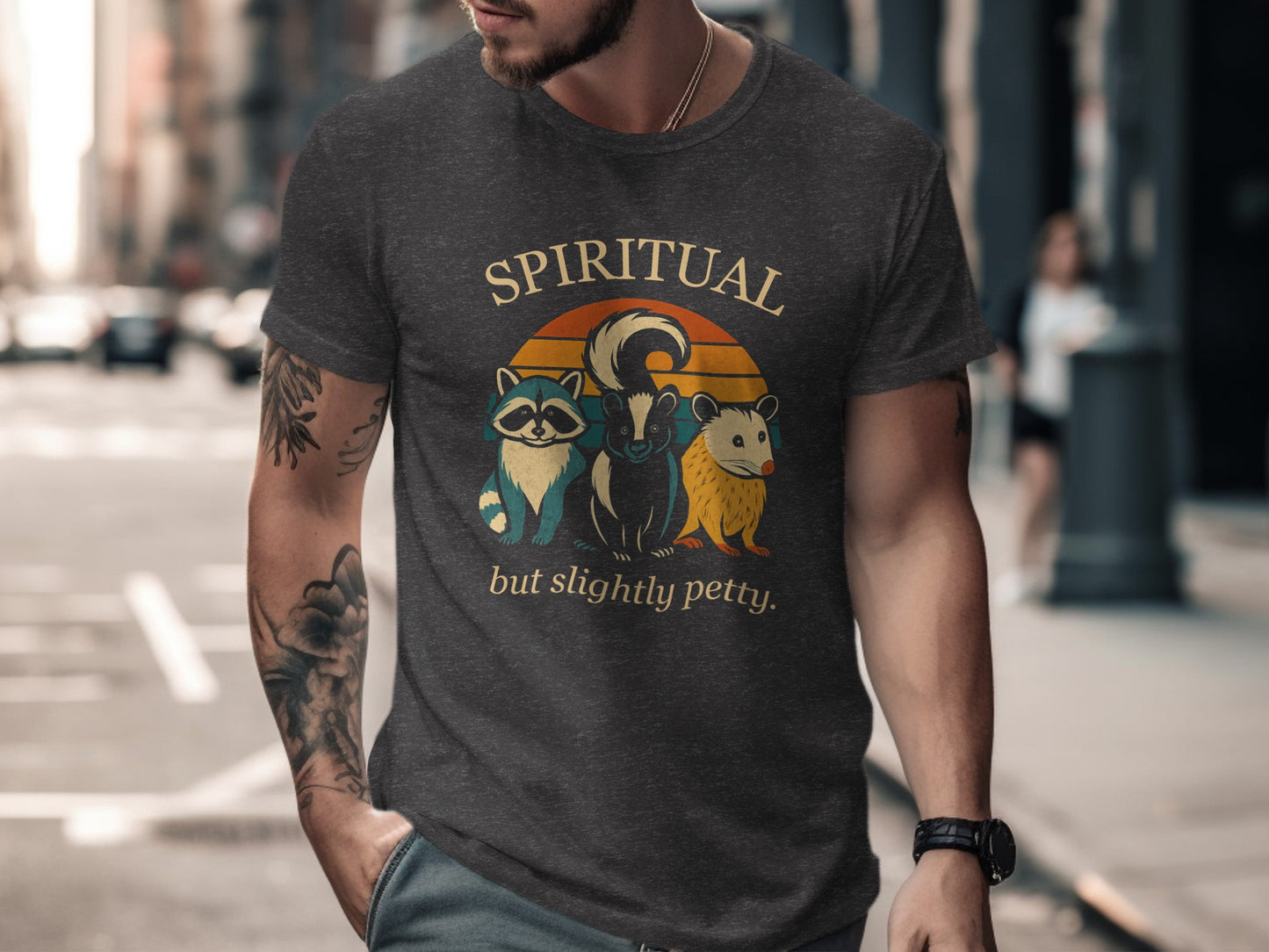 Spiritual but slightly petty graphic t-shirt