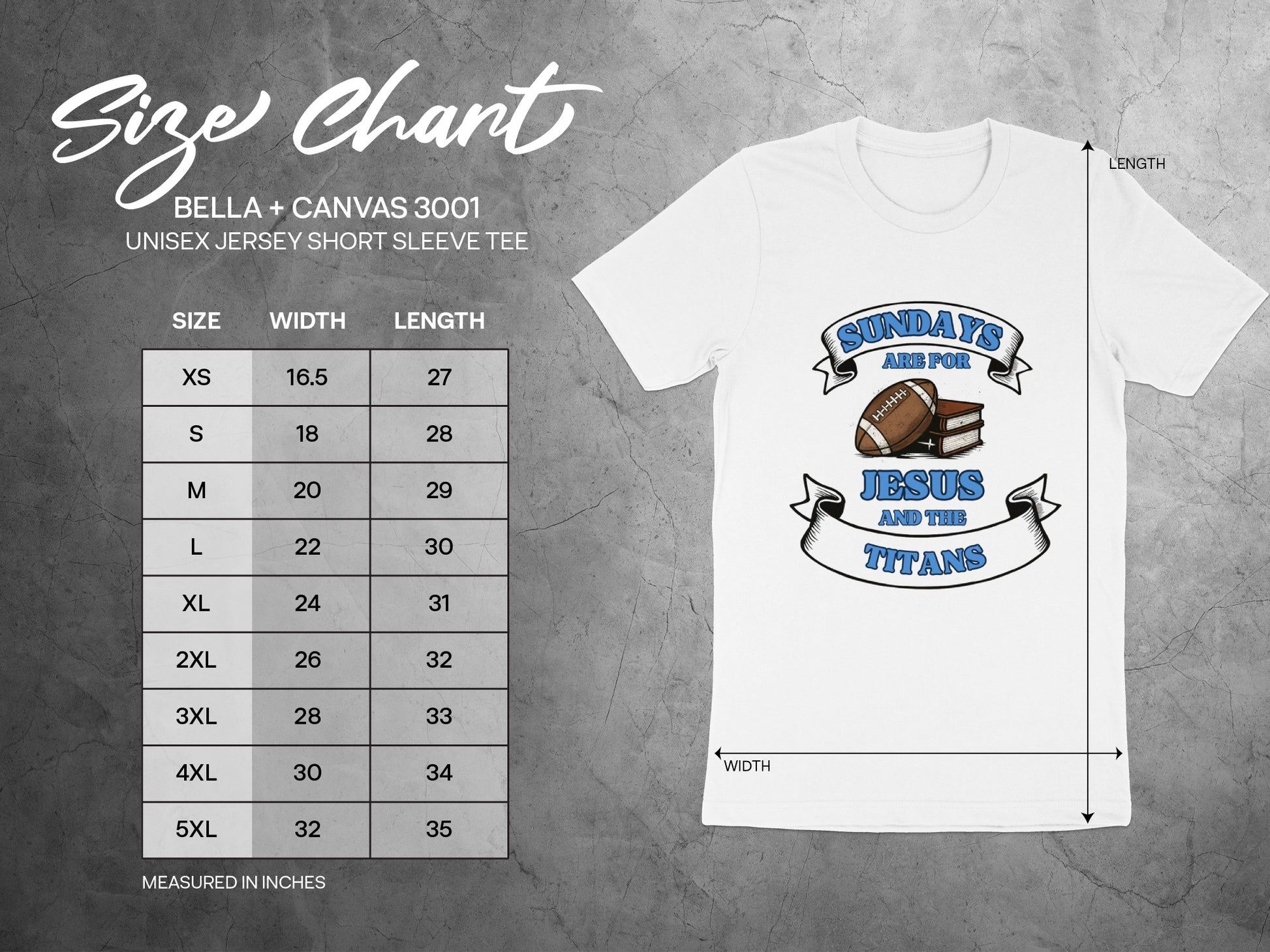 Sundays Are for Jesus and the Titans Tee product