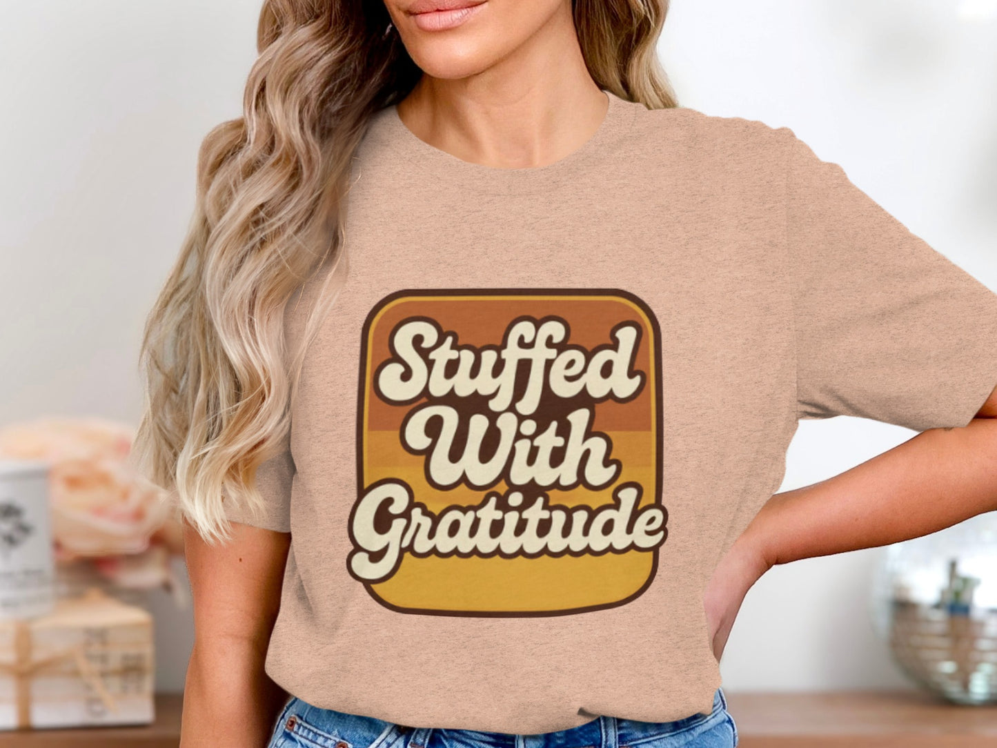Stuffed With Gratitude Graphic T-Shirt