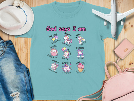 Faith-Based Inspirational God Says I Am T-Shirt