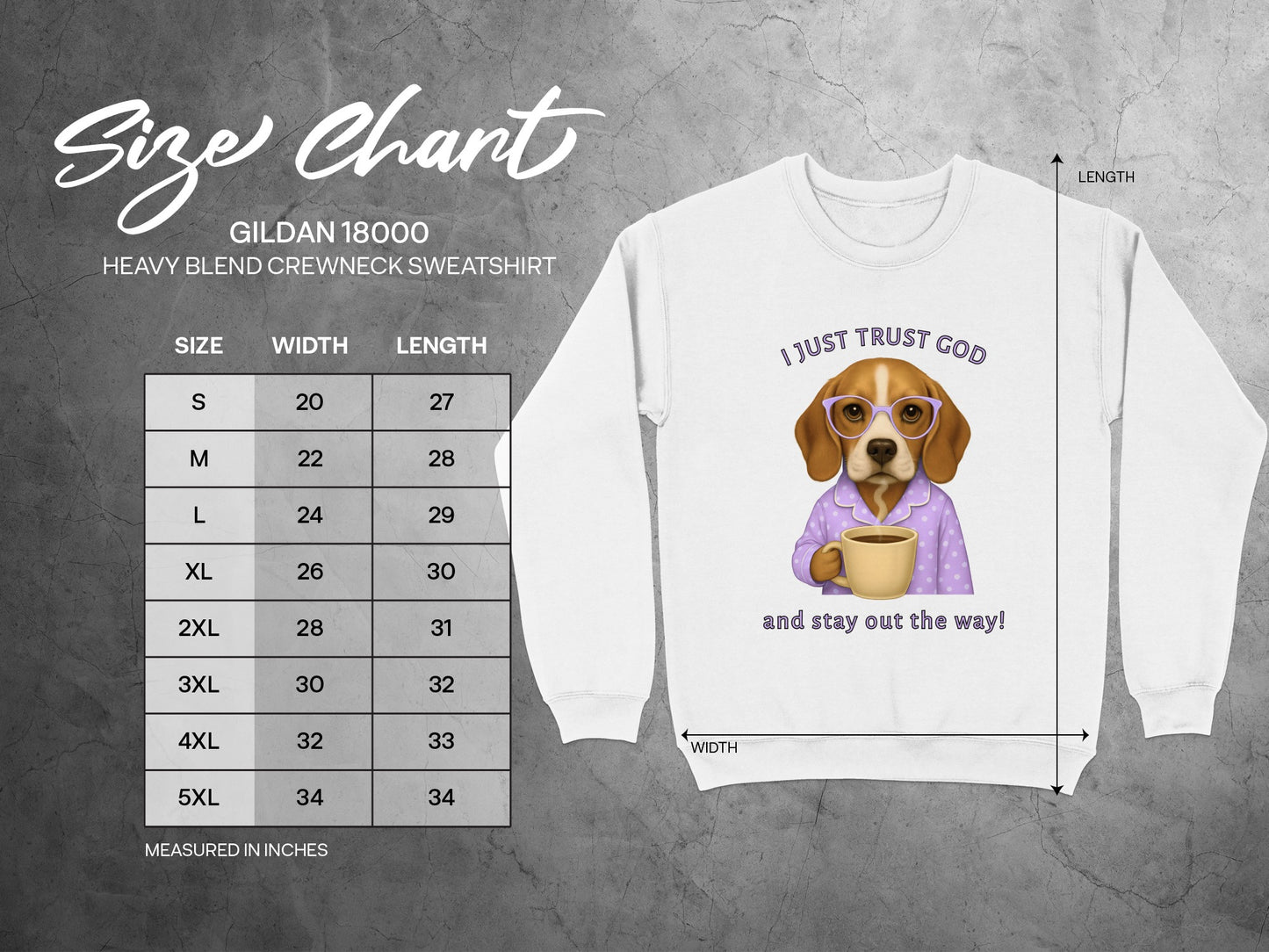 I Just Trust God and Stay Out the Way Sweatshirt