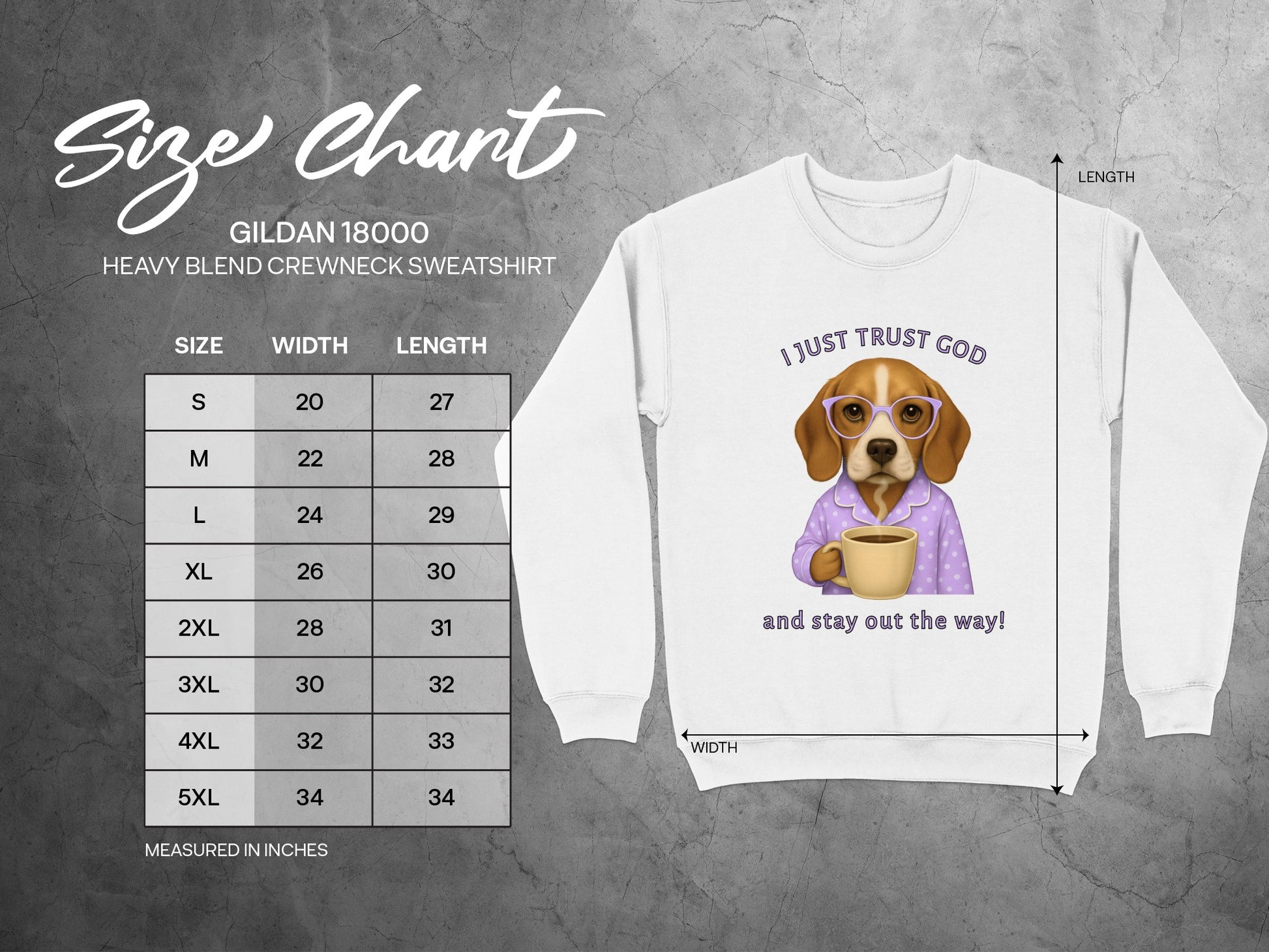 I Just Trust God and Stay Out the Way Sweatshirt