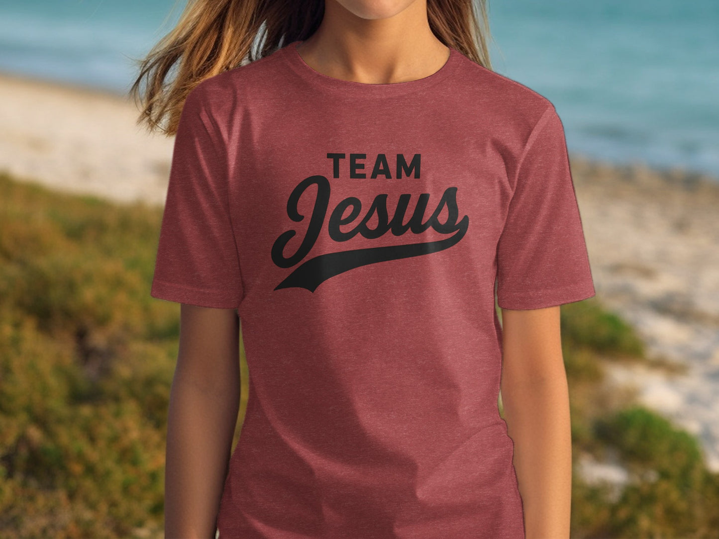 Team Jesus Custom Graphic Printed T-shirt