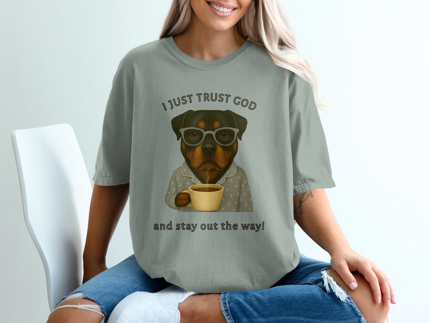 I Just Trust God with Coffee Graphic Tee