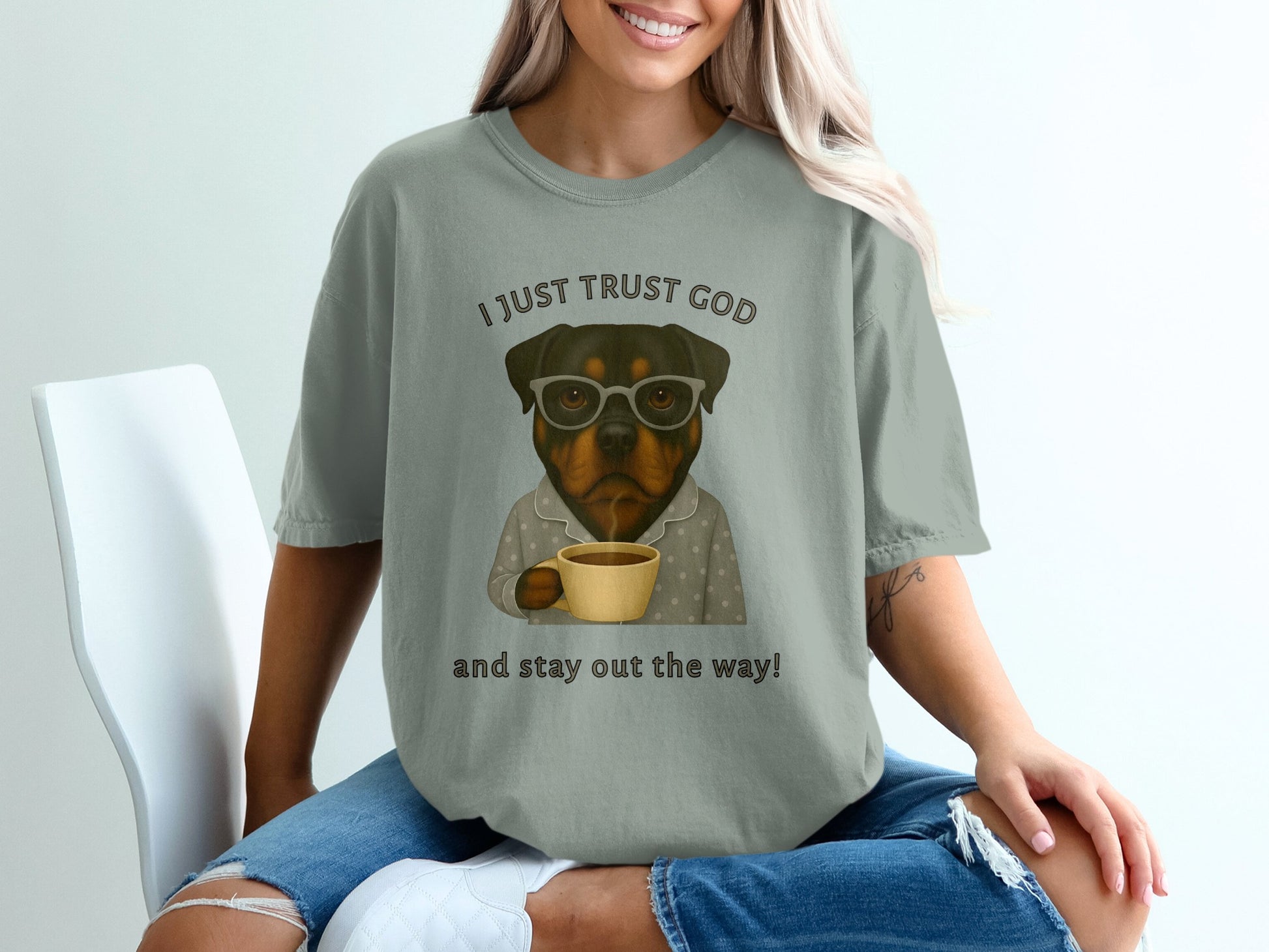 I Just Trust God with Coffee Graphic Tee