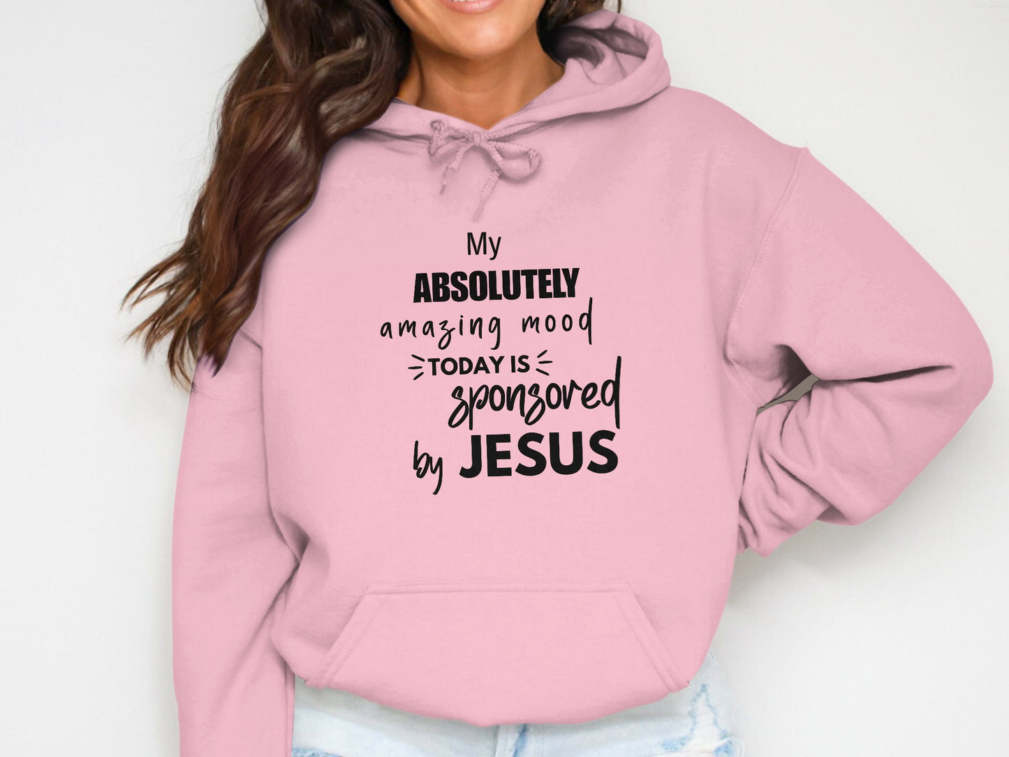 Absolutely Amazing Mood Sponsored By Jesus Hoodie product type