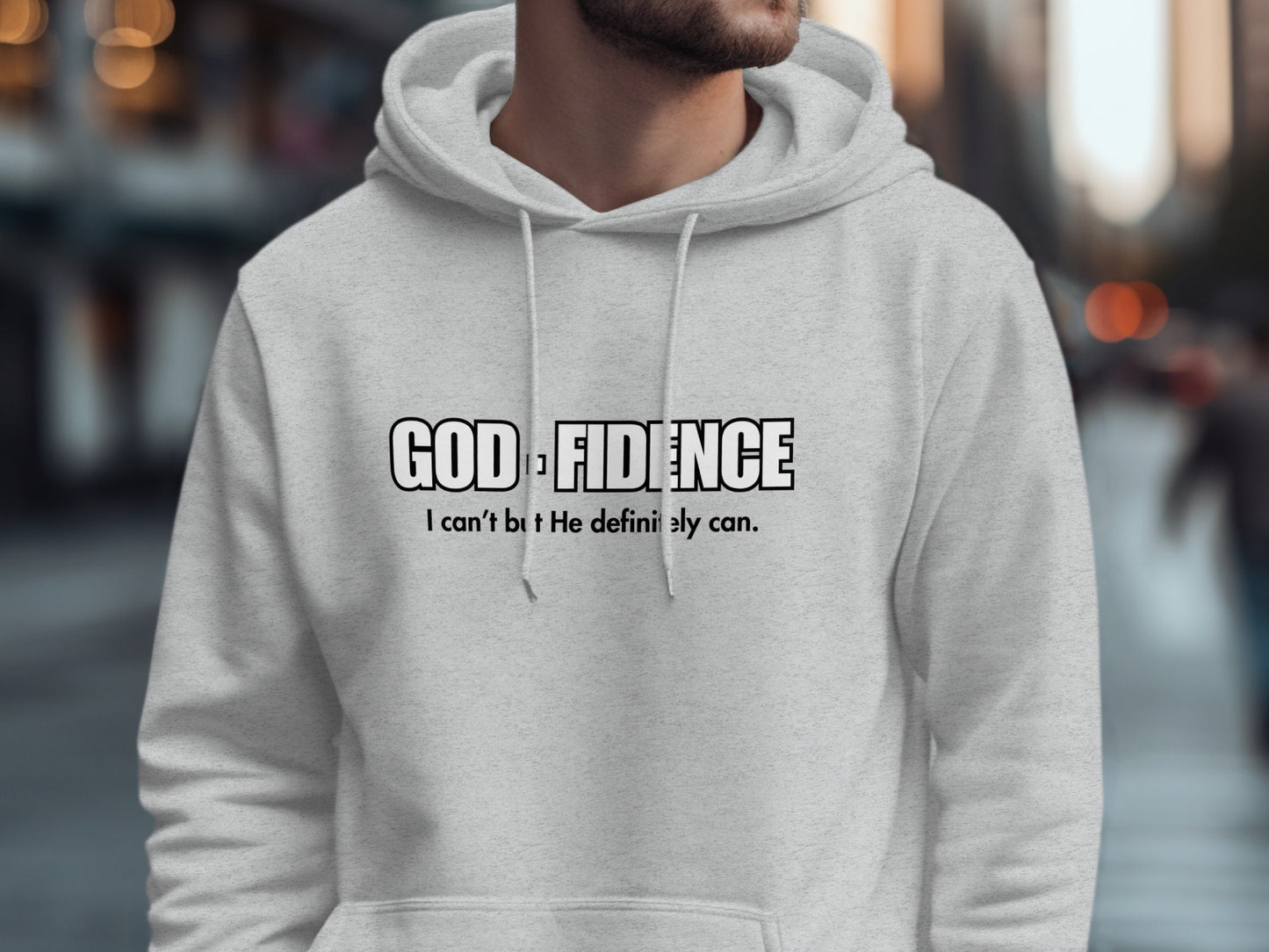 God Fidence Inspirational Hoodie Stylish Yet Comfortable product type