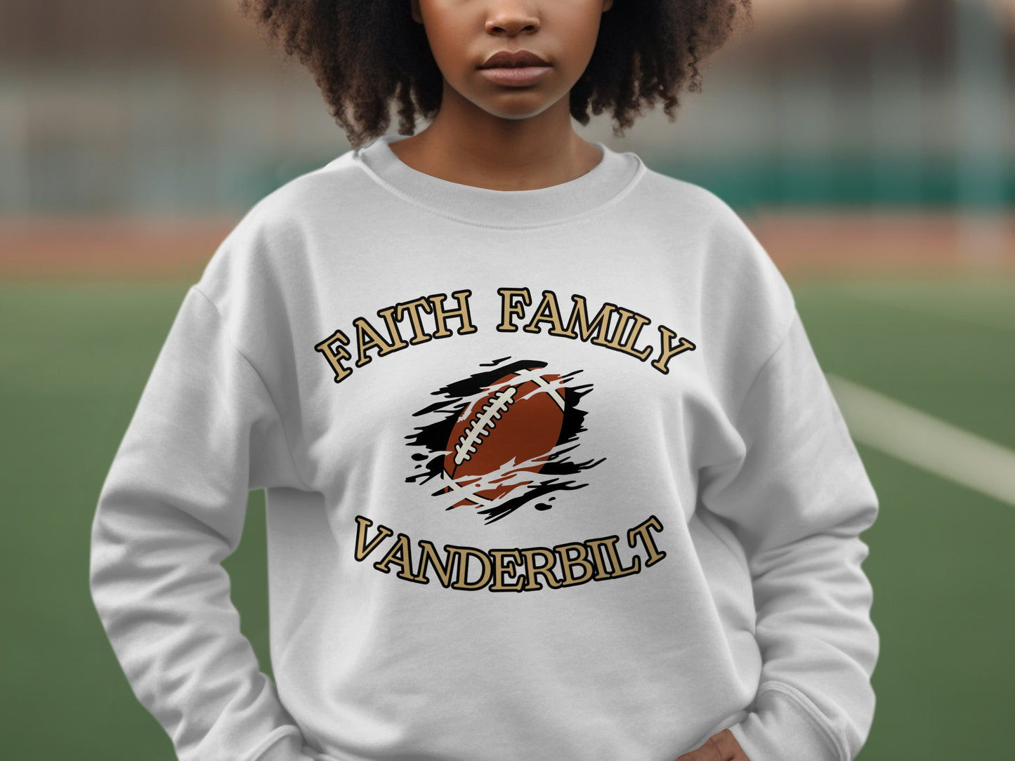 Faith Family Vanderbilt Football Sweatshirt product