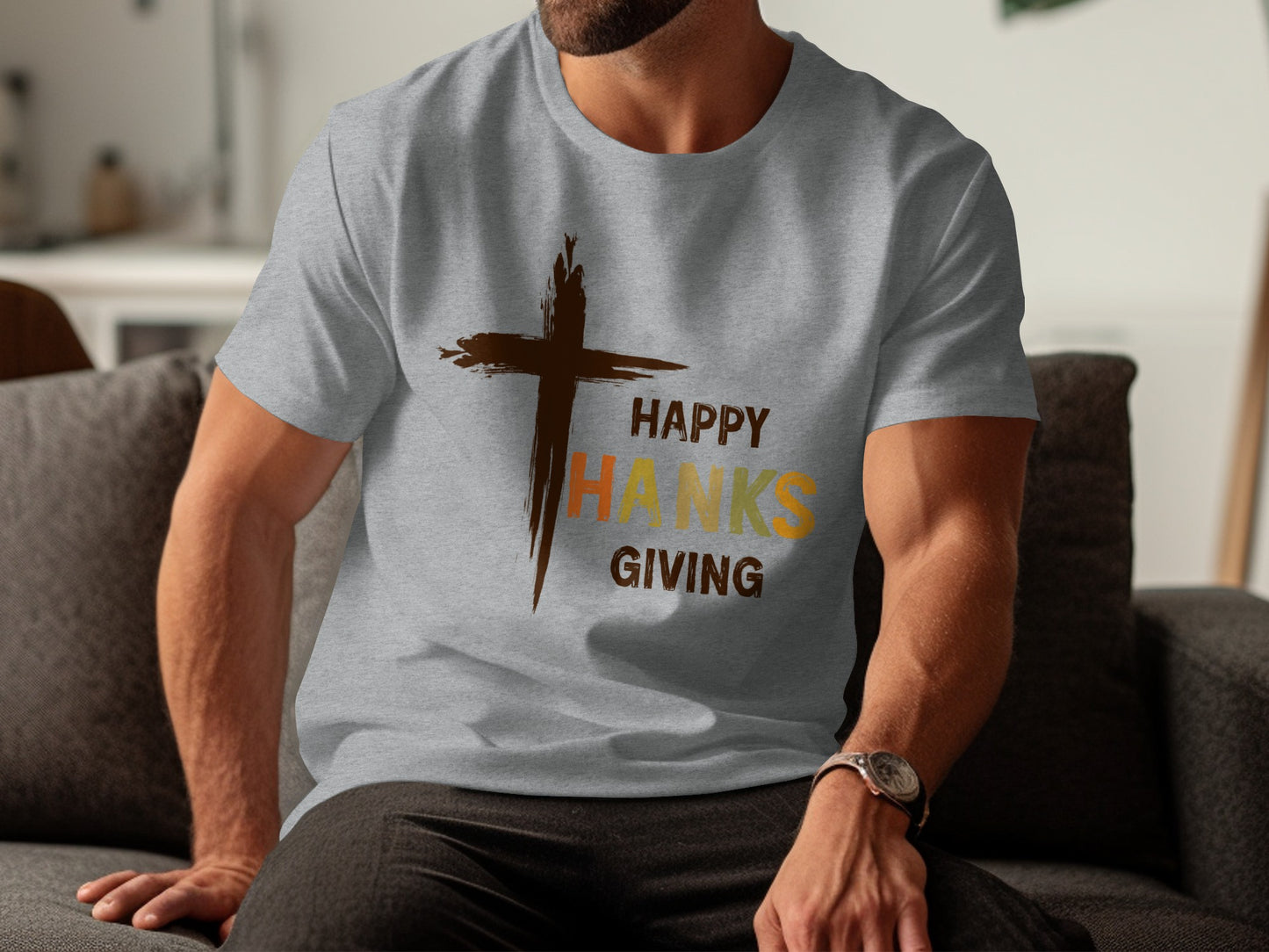 Happy Thanksgiving Men's T-Shirt Product