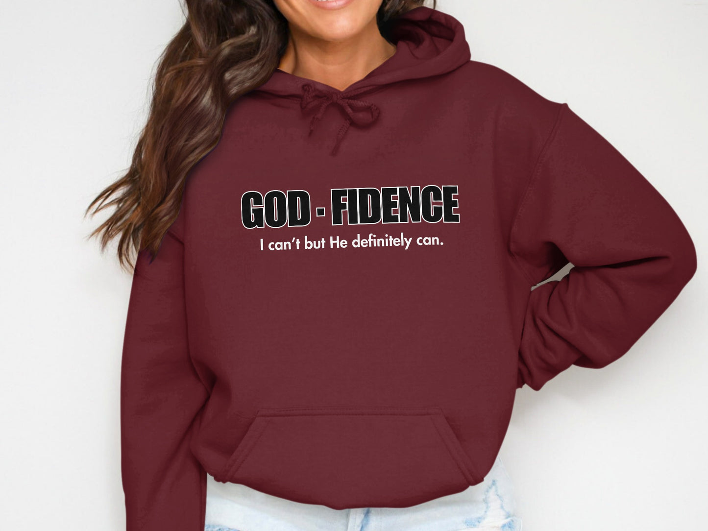 GODFIDENCE He Definitely Can Hoodie product type