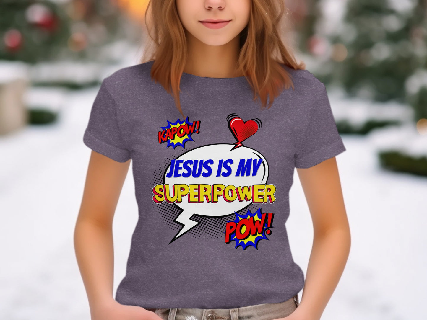 Jesus Is My Superpower Graphic T-shirt