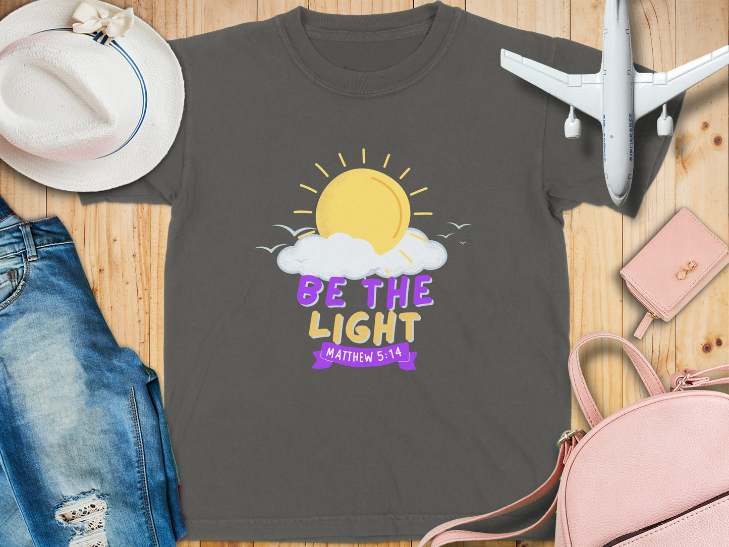 Be The Light Matthew 5:14 Inspirational T-Shirt