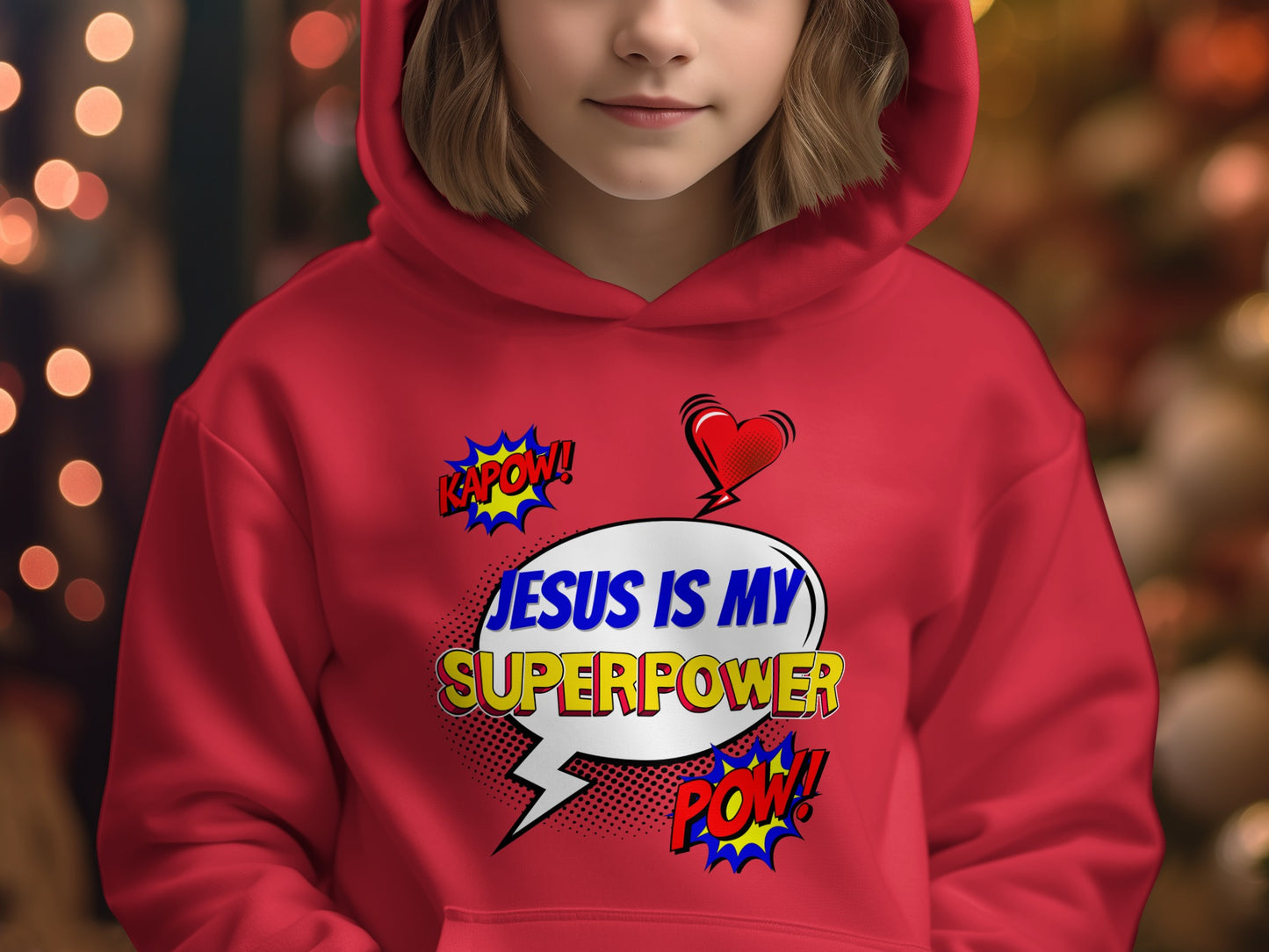 Jesus Is My Superpower Graphic Hoodie
