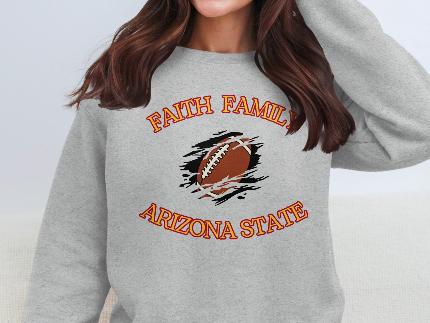 Faith Family Arizona State Football Sweatshirt product